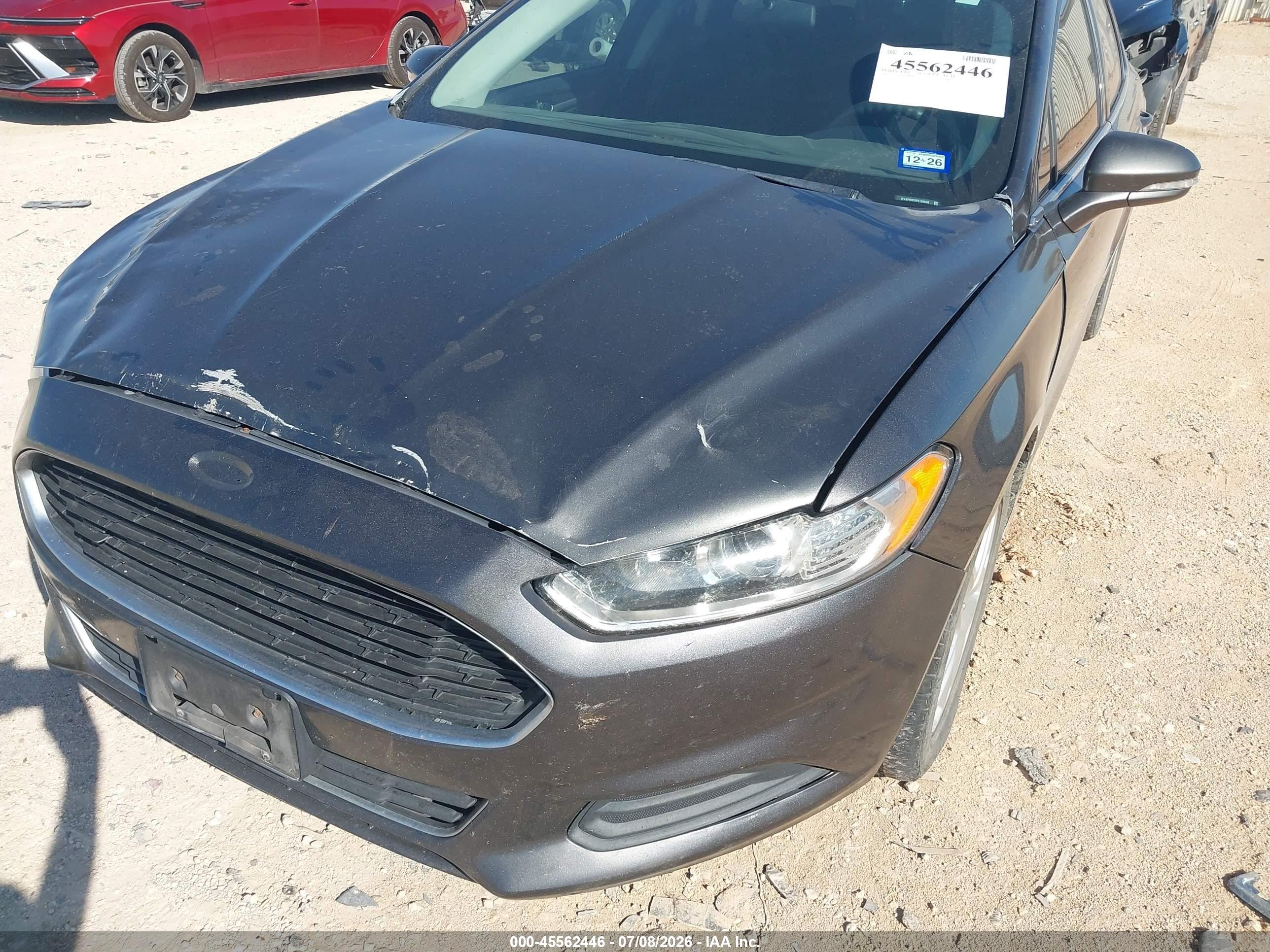 2015 Ford Fusion Se Gray vin: 1FA6P0H76F5108938