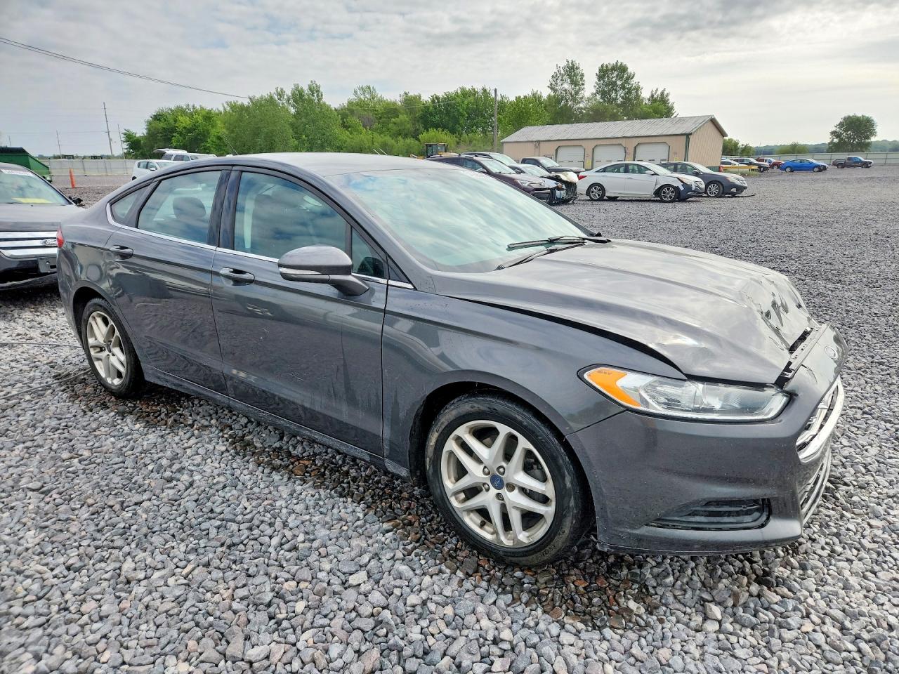 2015 Ford Fusion Se Gray vin: 1FA6P0H76F5112889