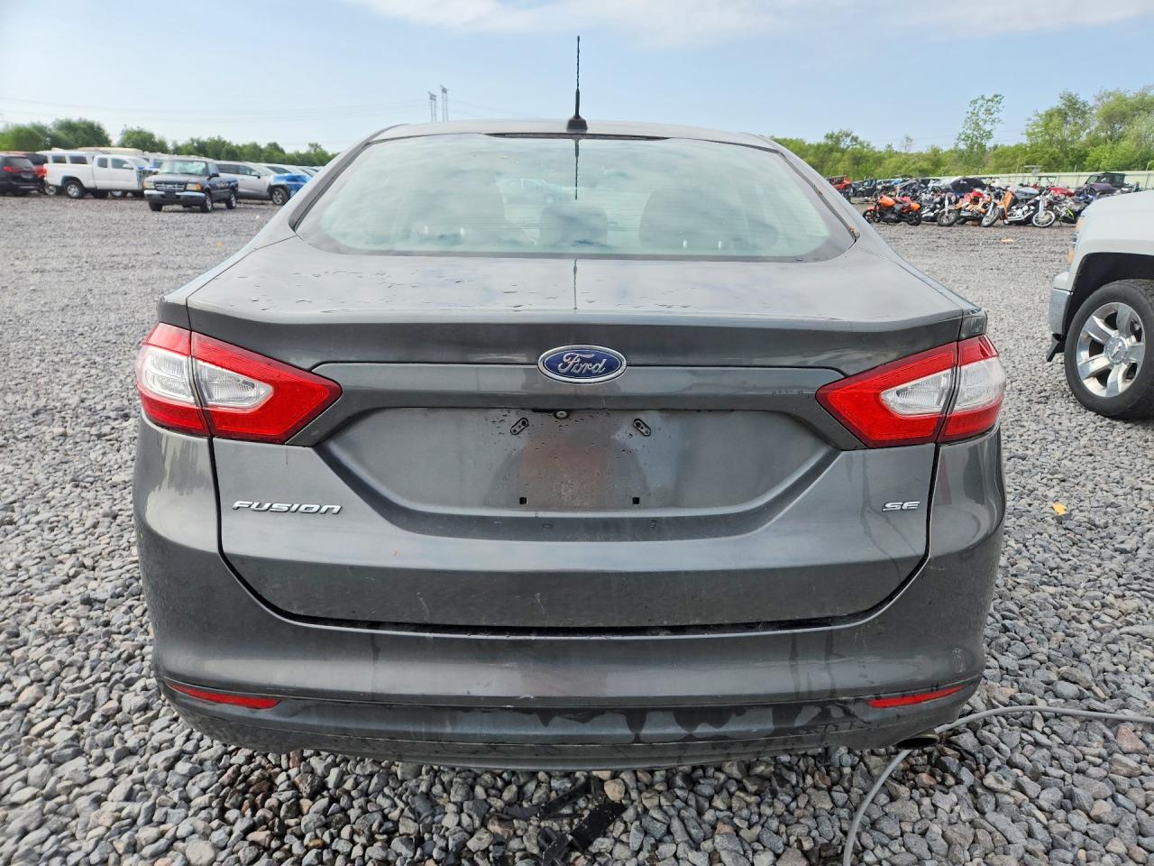 2015 Ford Fusion Se Gray vin: 1FA6P0H76F5112889