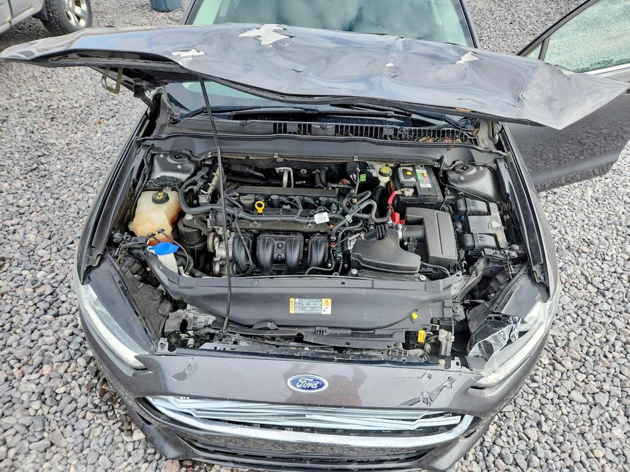 2015 Ford Fusion Se Gray vin: 1FA6P0H76F5112889