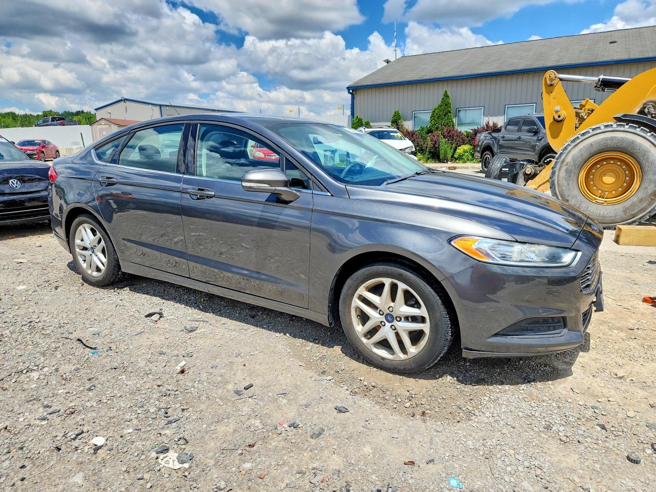 2015 Ford Fusion Se Gray vin: 1FA6P0H76F5123567