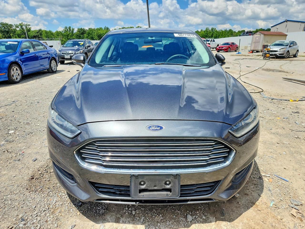2015 Ford Fusion Se Gray vin: 1FA6P0H76F5123567
