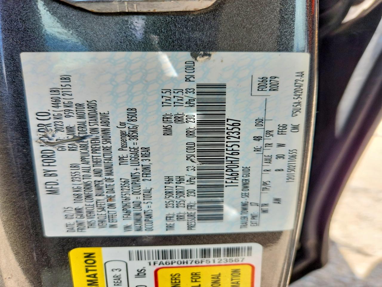 2015 Ford Fusion Se Gray vin: 1FA6P0H76F5123567