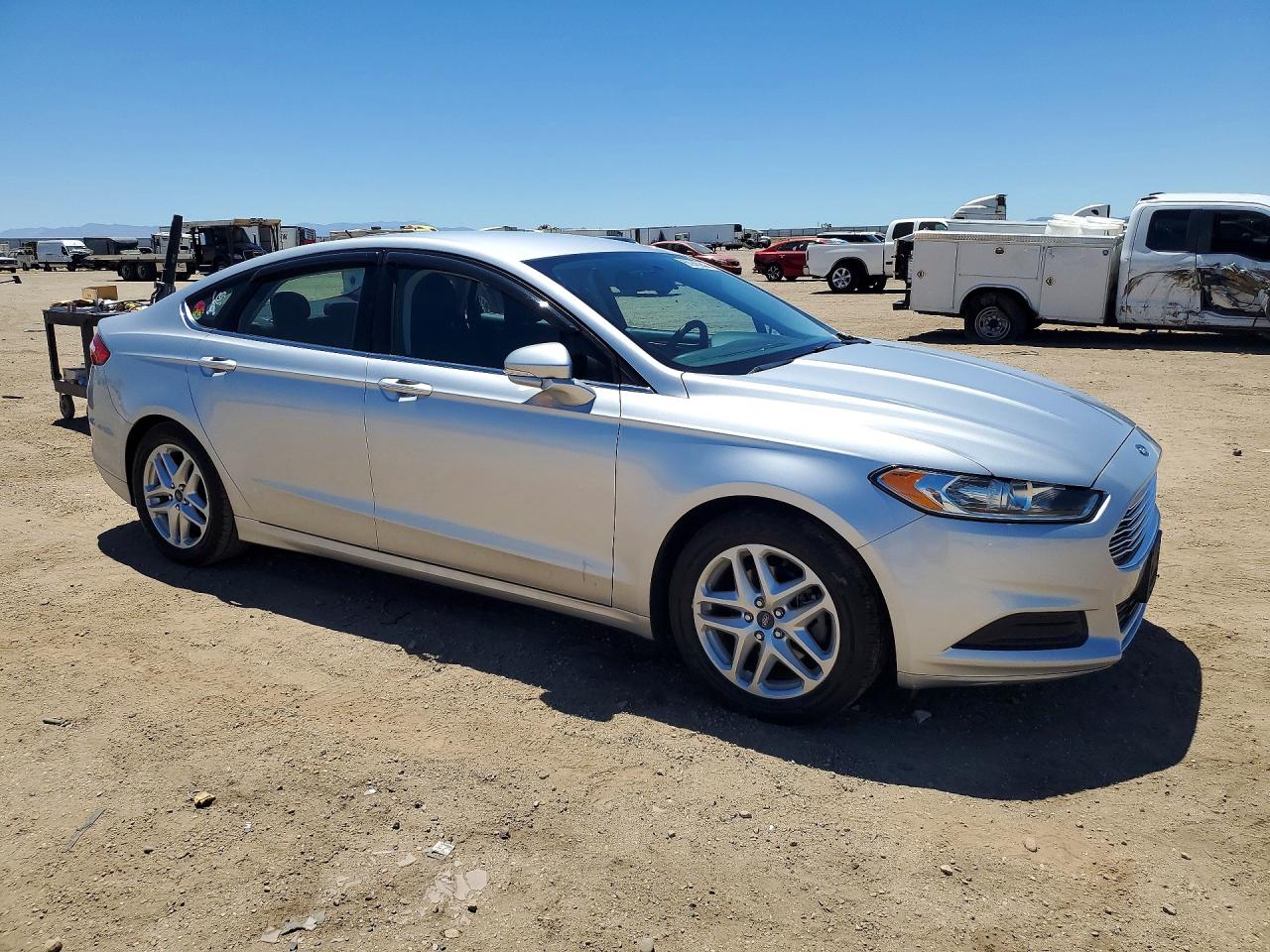 2015 Ford Fusion Se Silver vin: 1FA6P0H76F5125979