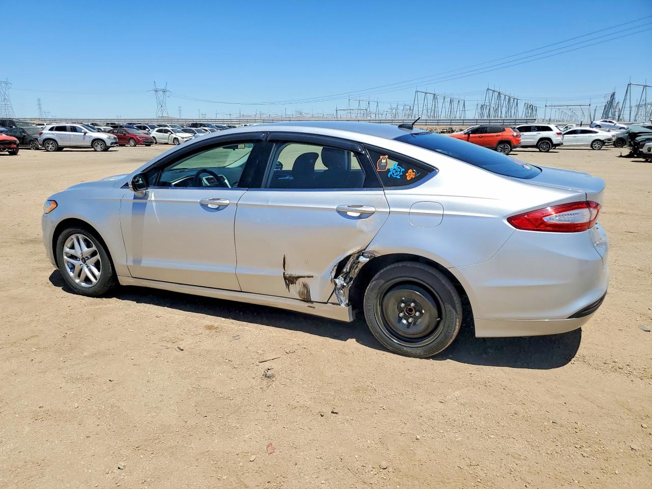 2015 Ford Fusion Se Silver vin: 1FA6P0H76F5125979