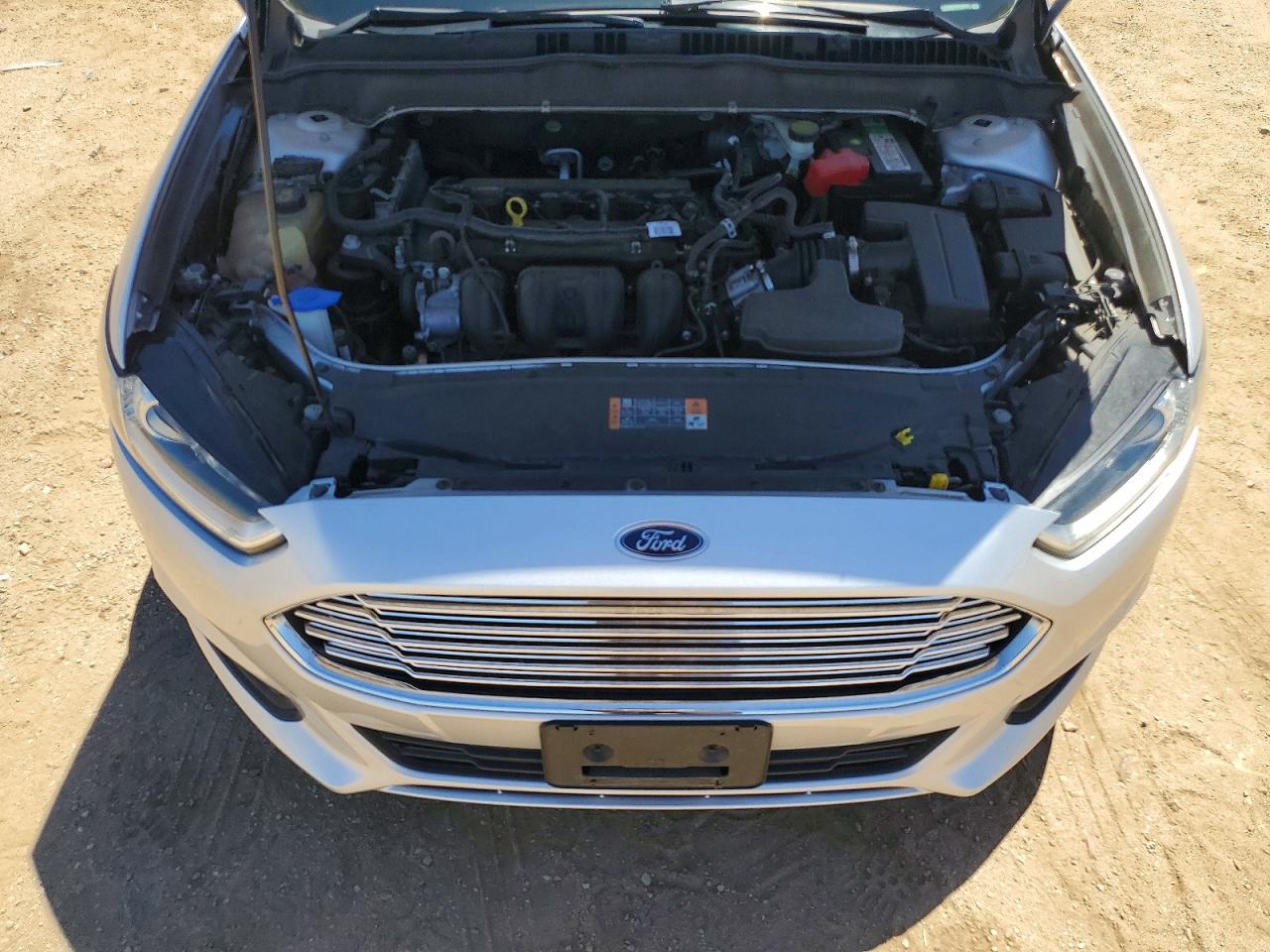 2015 Ford Fusion Se Silver vin: 1FA6P0H76F5125979