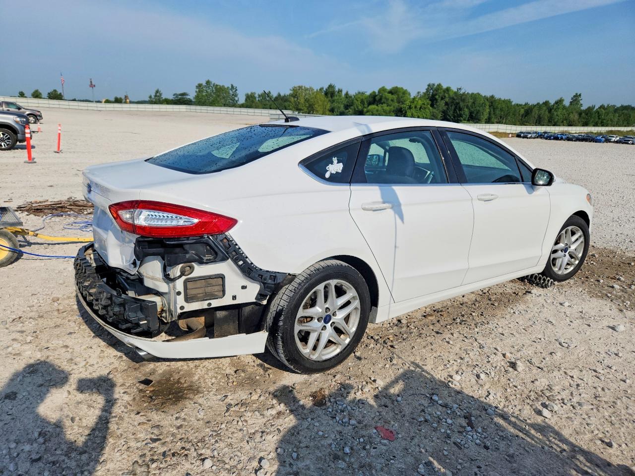2015 Ford Fusion Se White vin: 1FA6P0H76F5129188