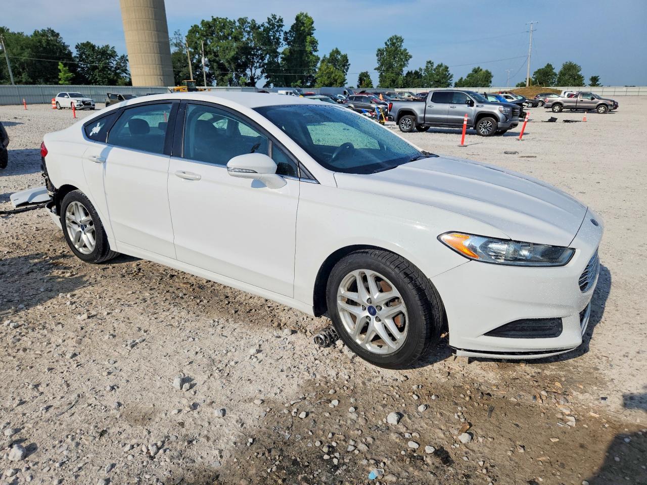 2015 Ford Fusion Se White vin: 1FA6P0H76F5129188