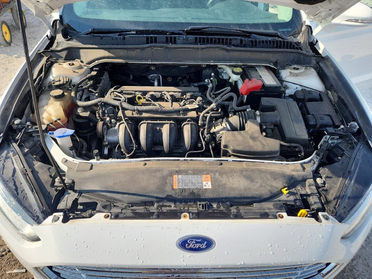 2015 Ford Fusion Se White vin: 1FA6P0H76F5129188