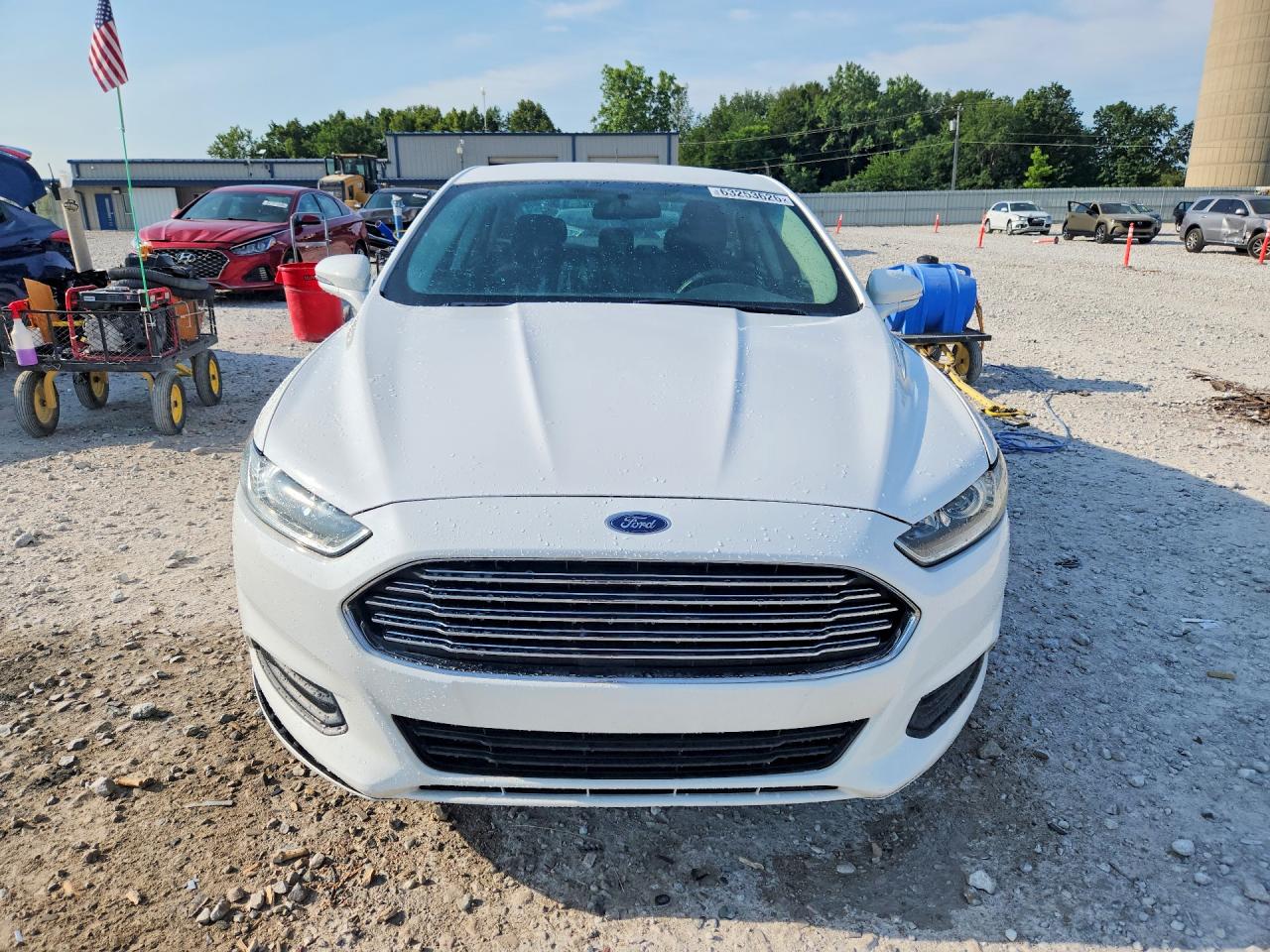 2015 Ford Fusion Se White vin: 1FA6P0H76F5129188