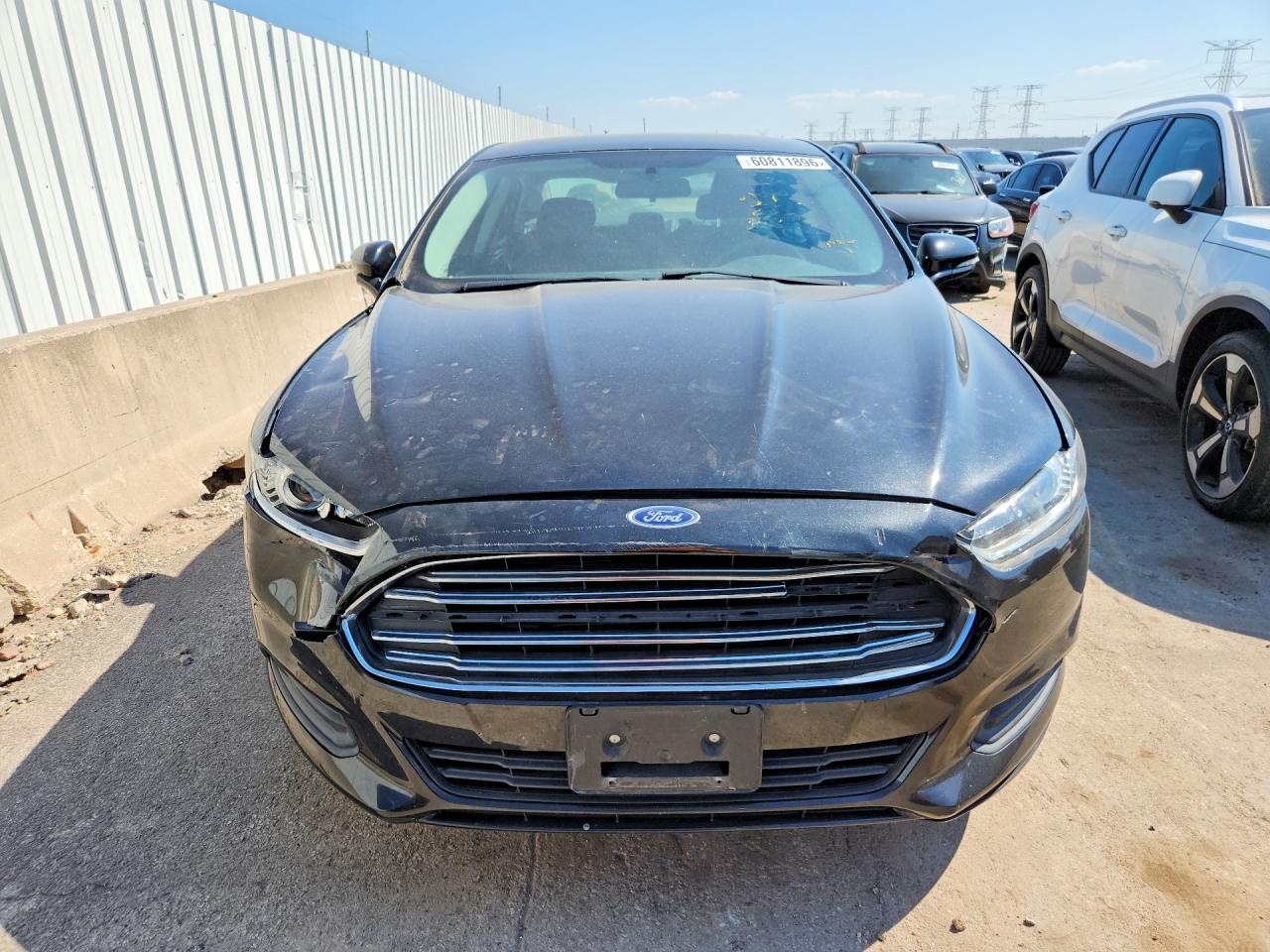 2014 Ford Fusion Se Black vin: 1FA6P0H77E5360132