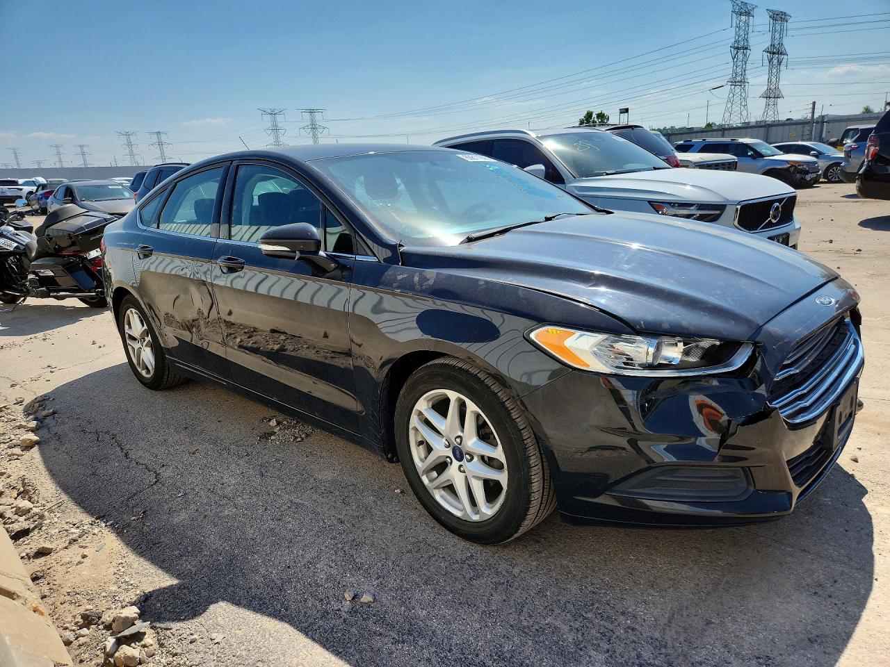 2014 Ford Fusion Se Black vin: 1FA6P0H77E5360132