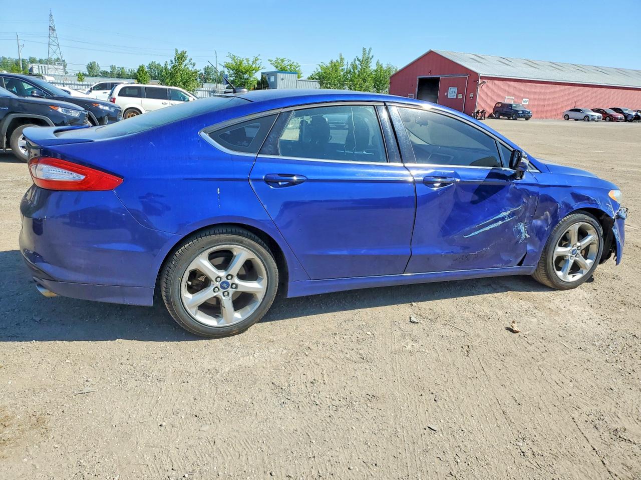 2014 Ford Fusion Se Blue vin: 1FA6P0H77E5361572