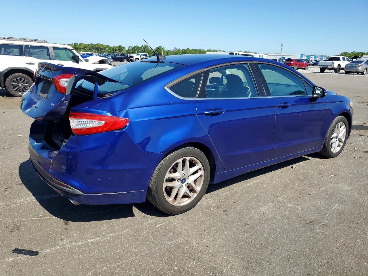 2014 Ford Fusion Se Синий vin: 1FA6P0H77E5362544