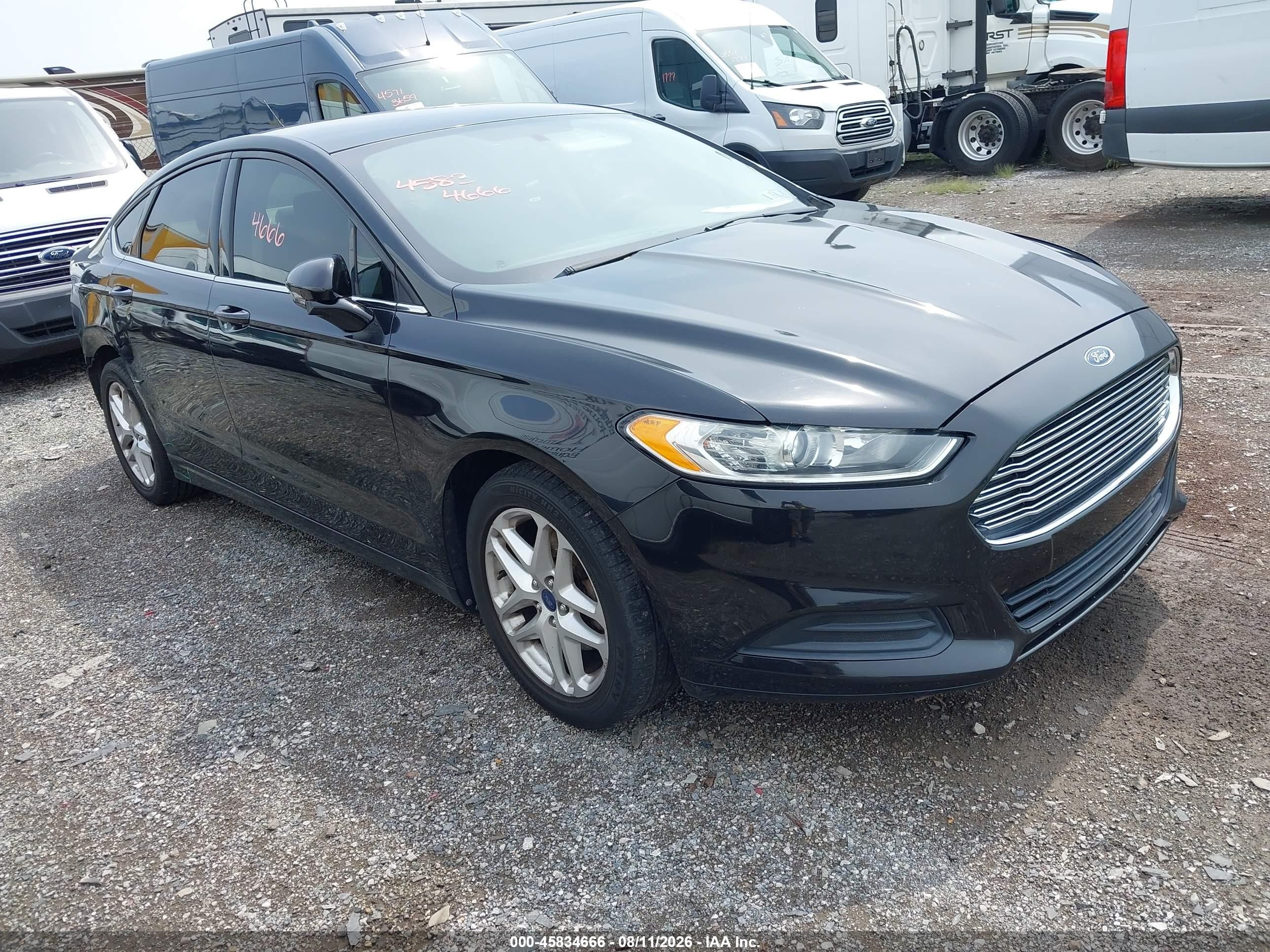 2014 Ford Fusion Se Black vin: 1FA6P0H77E5374029