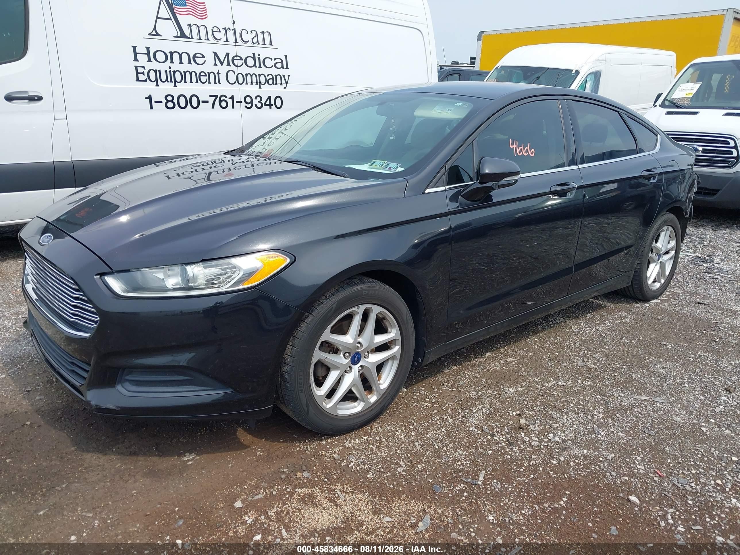 2014 Ford Fusion Se Черный vin: 1FA6P0H77E5374029