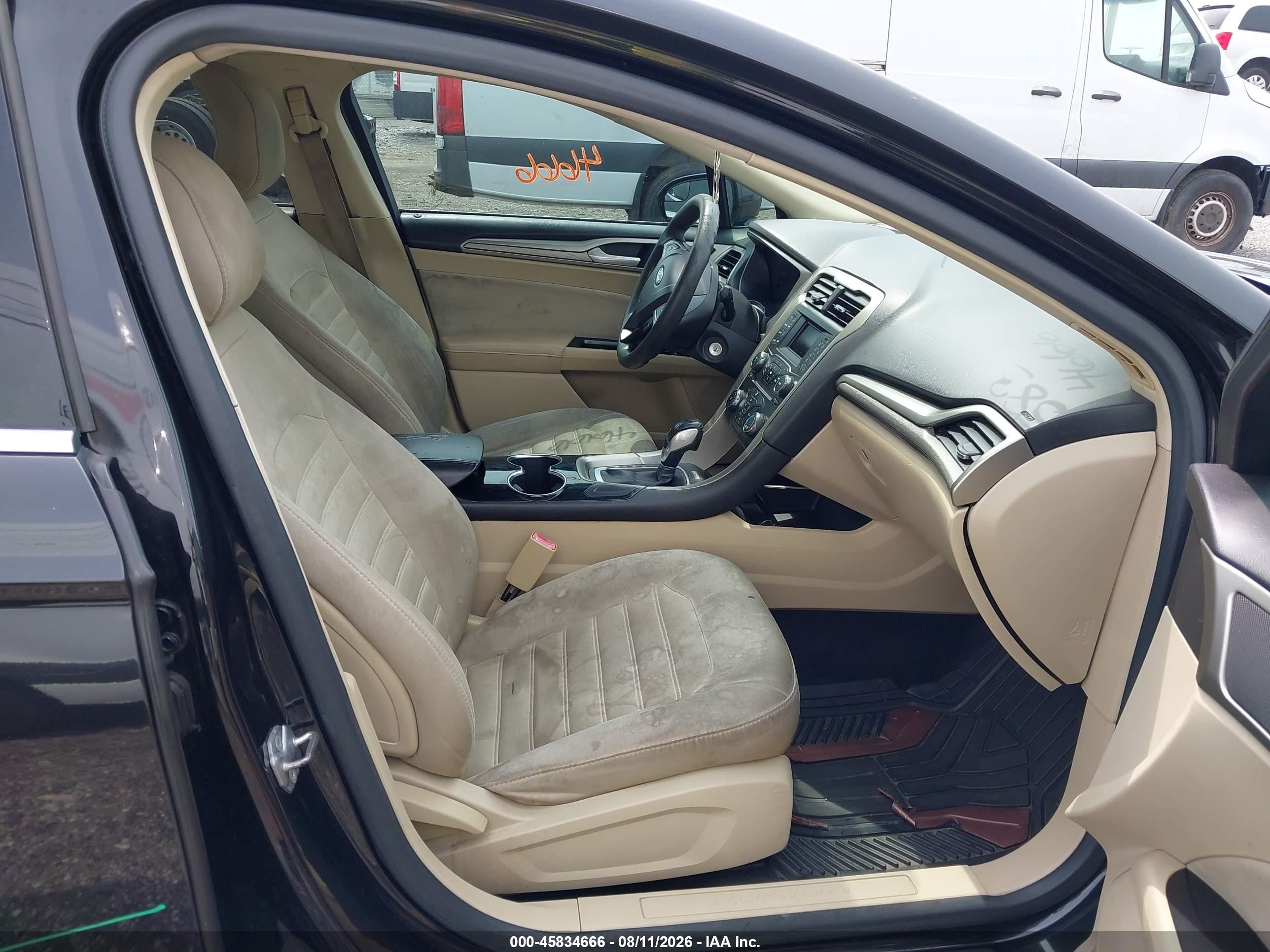 2014 Ford Fusion Se Черный vin: 1FA6P0H77E5374029