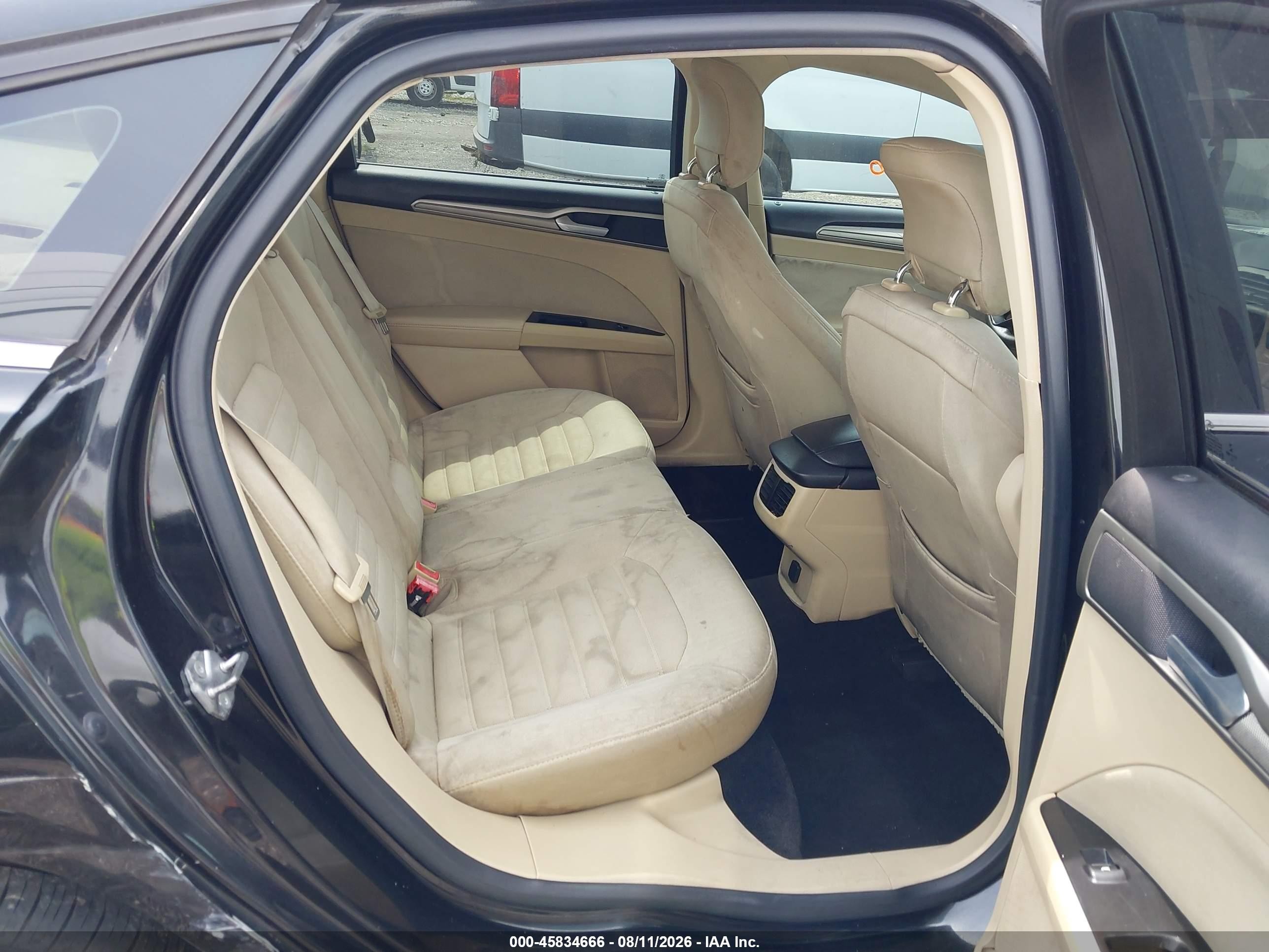 2014 Ford Fusion Se Черный vin: 1FA6P0H77E5374029