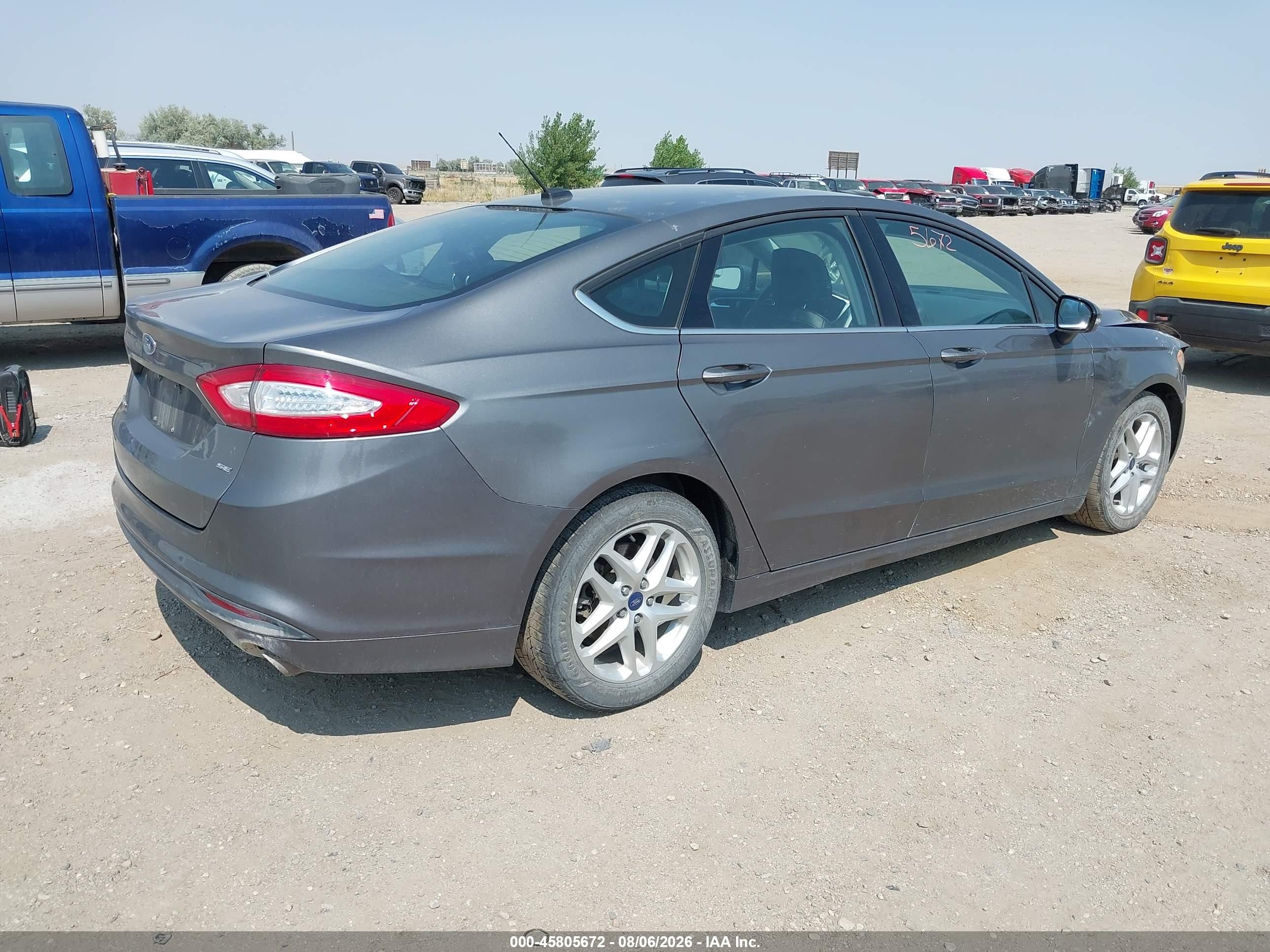 2014 Ford Fusion Se Silver vin: 1FA6P0H77E5389310