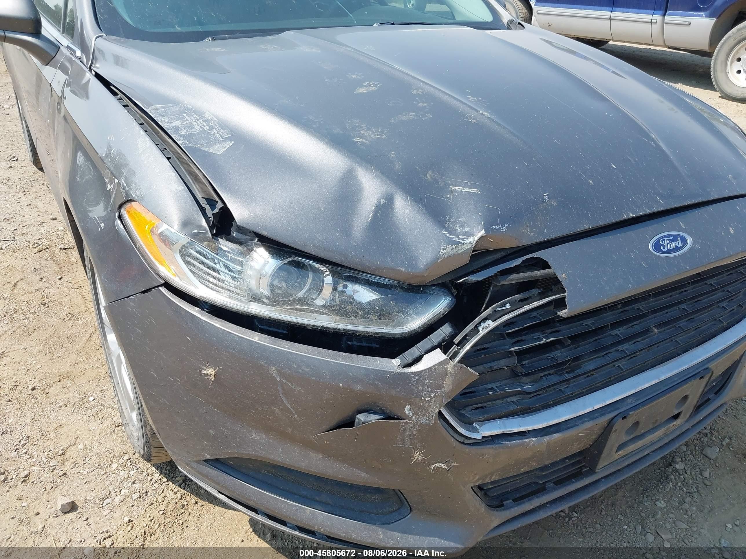 2014 Ford Fusion Se Silver vin: 1FA6P0H77E5389310