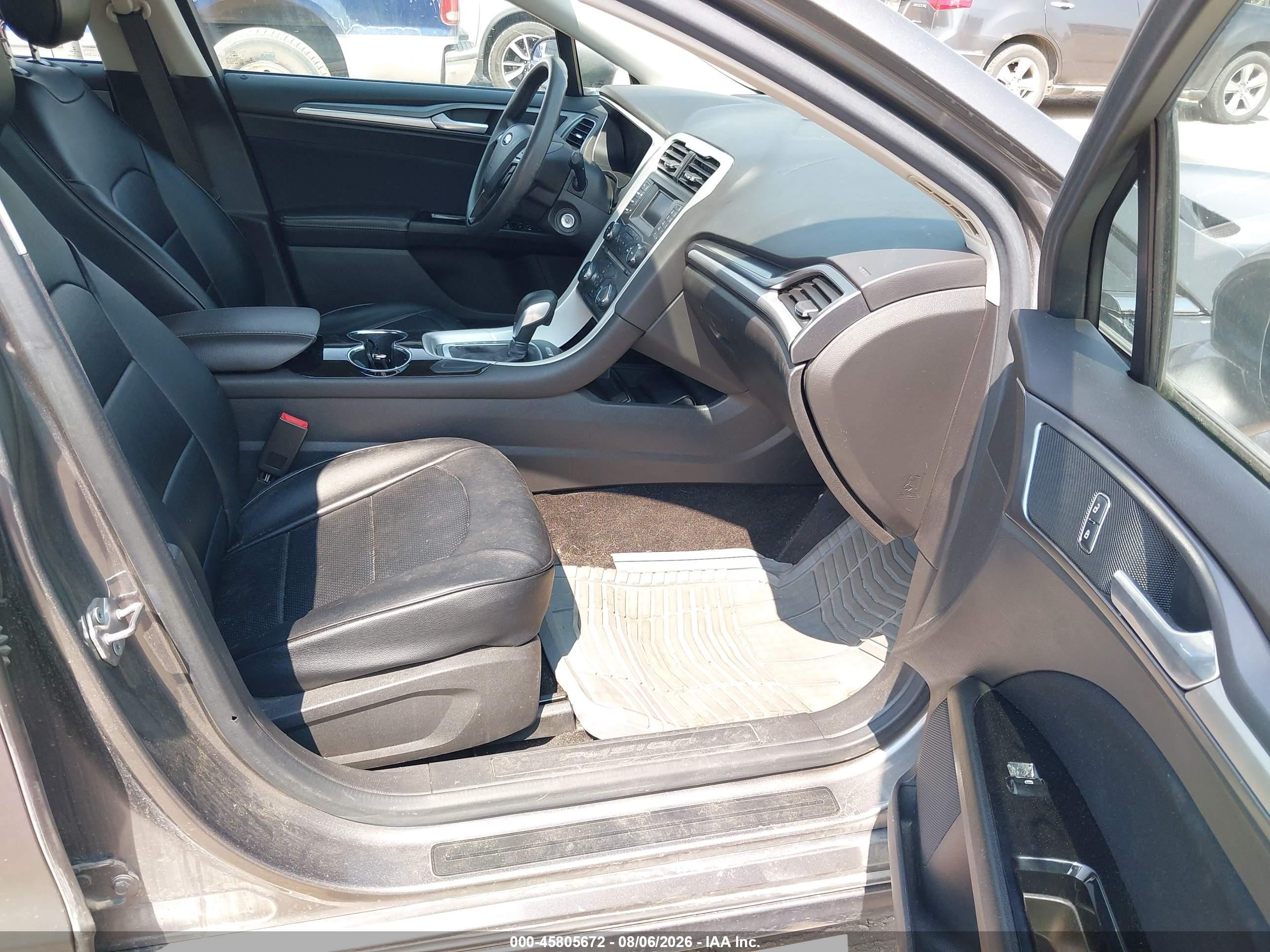2014 Ford Fusion Se Silver vin: 1FA6P0H77E5389310
