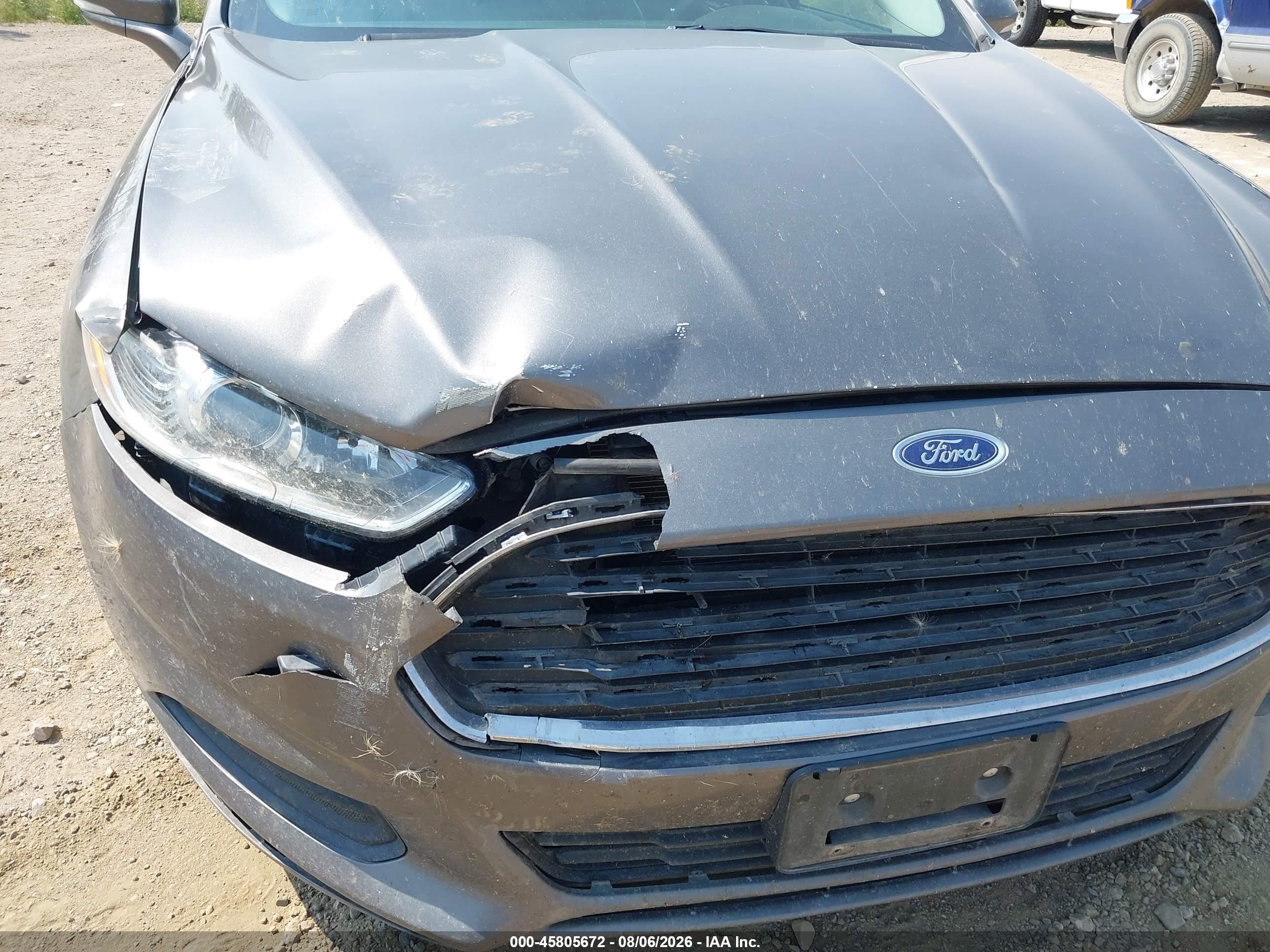 2014 Ford Fusion Se Silver vin: 1FA6P0H77E5389310