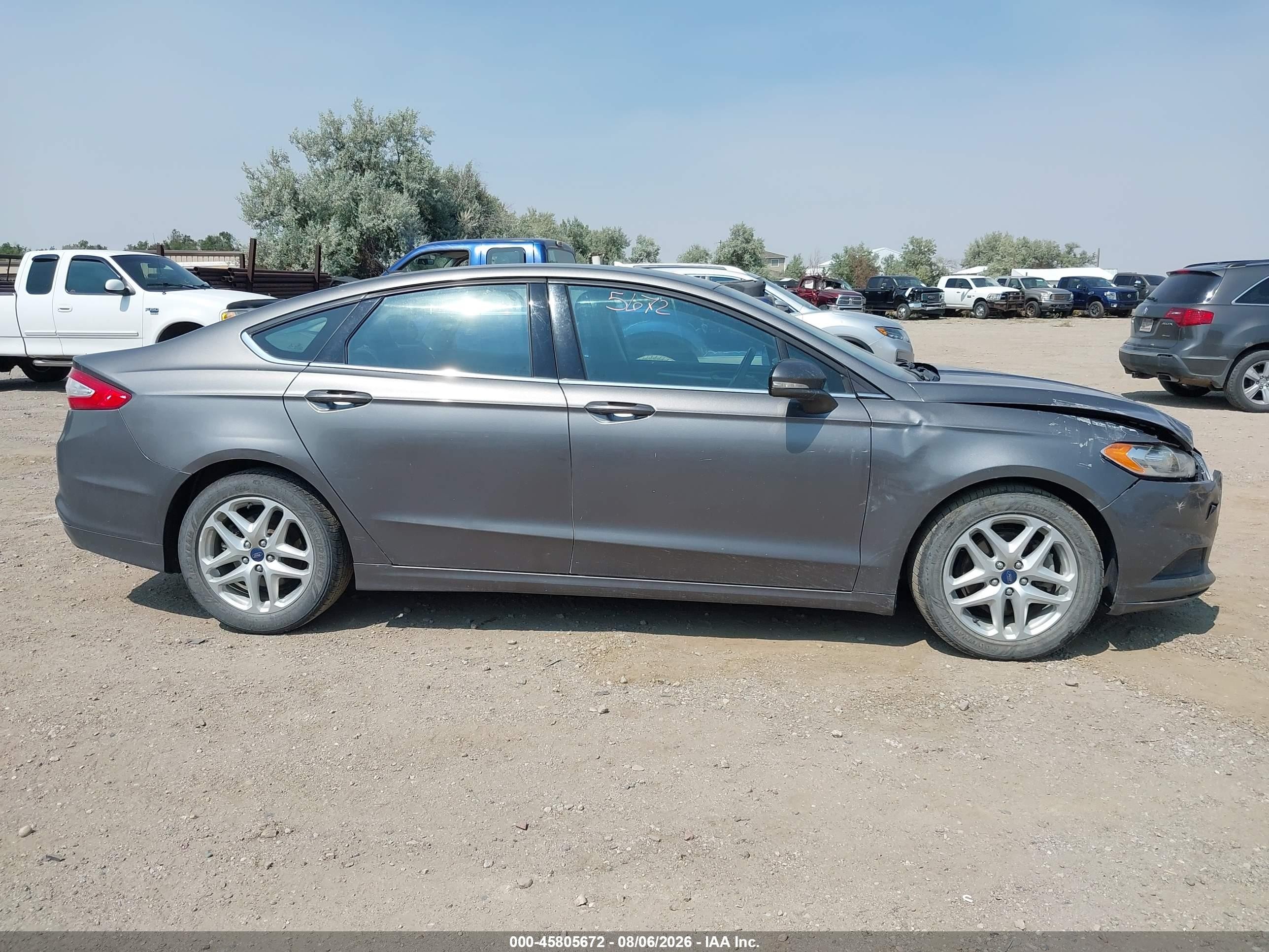 2014 Ford Fusion Se Silver vin: 1FA6P0H77E5389310