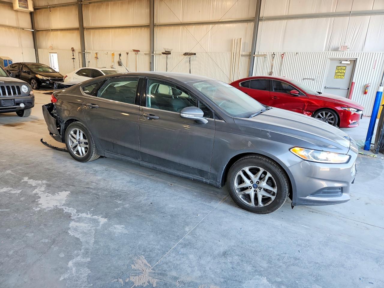 2014 Ford Fusion Se Gray vin: 1FA6P0H77E5403366