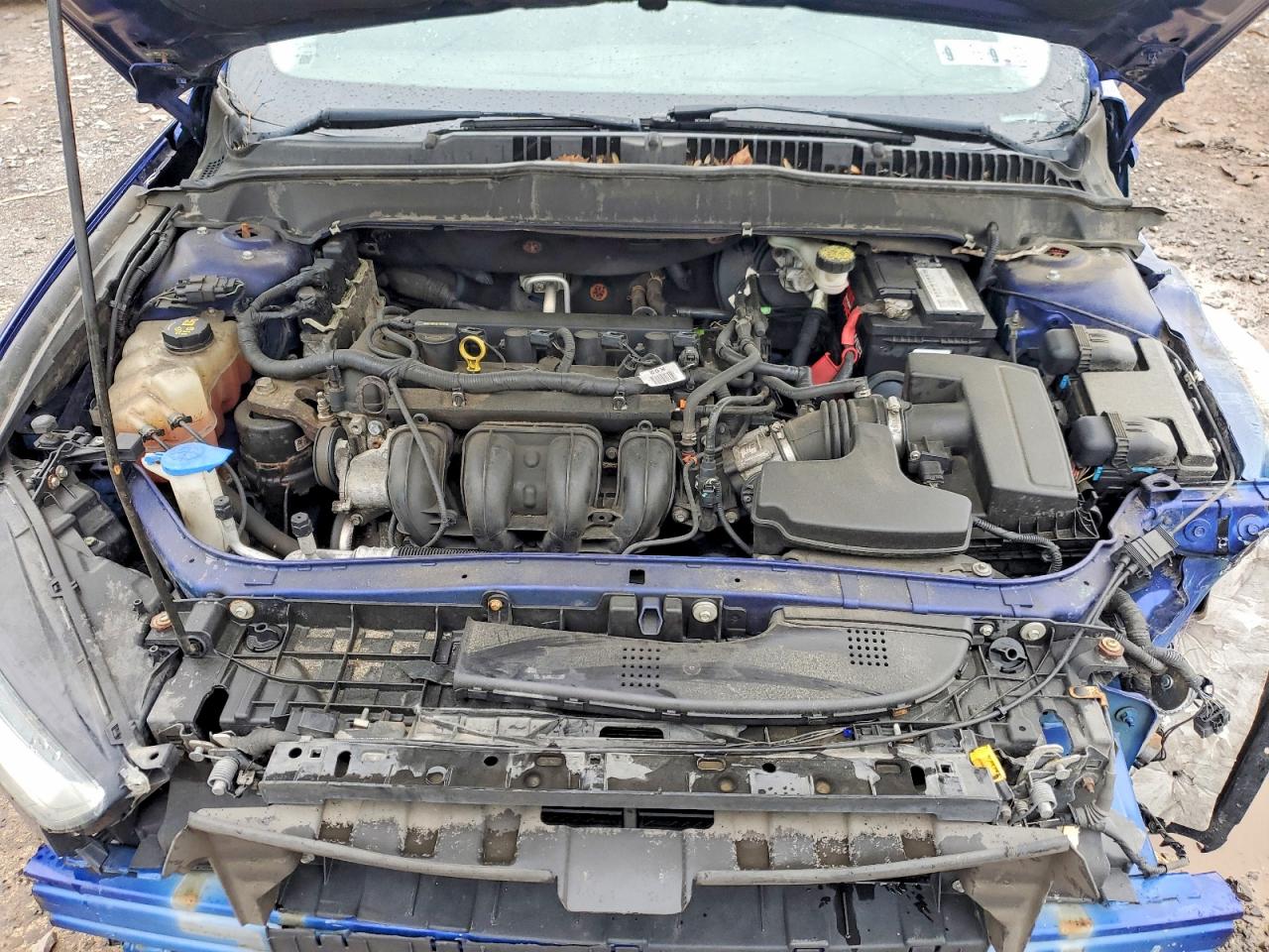 2014 Ford Fusion Se Blue vin: 1FA6P0H77E5404727