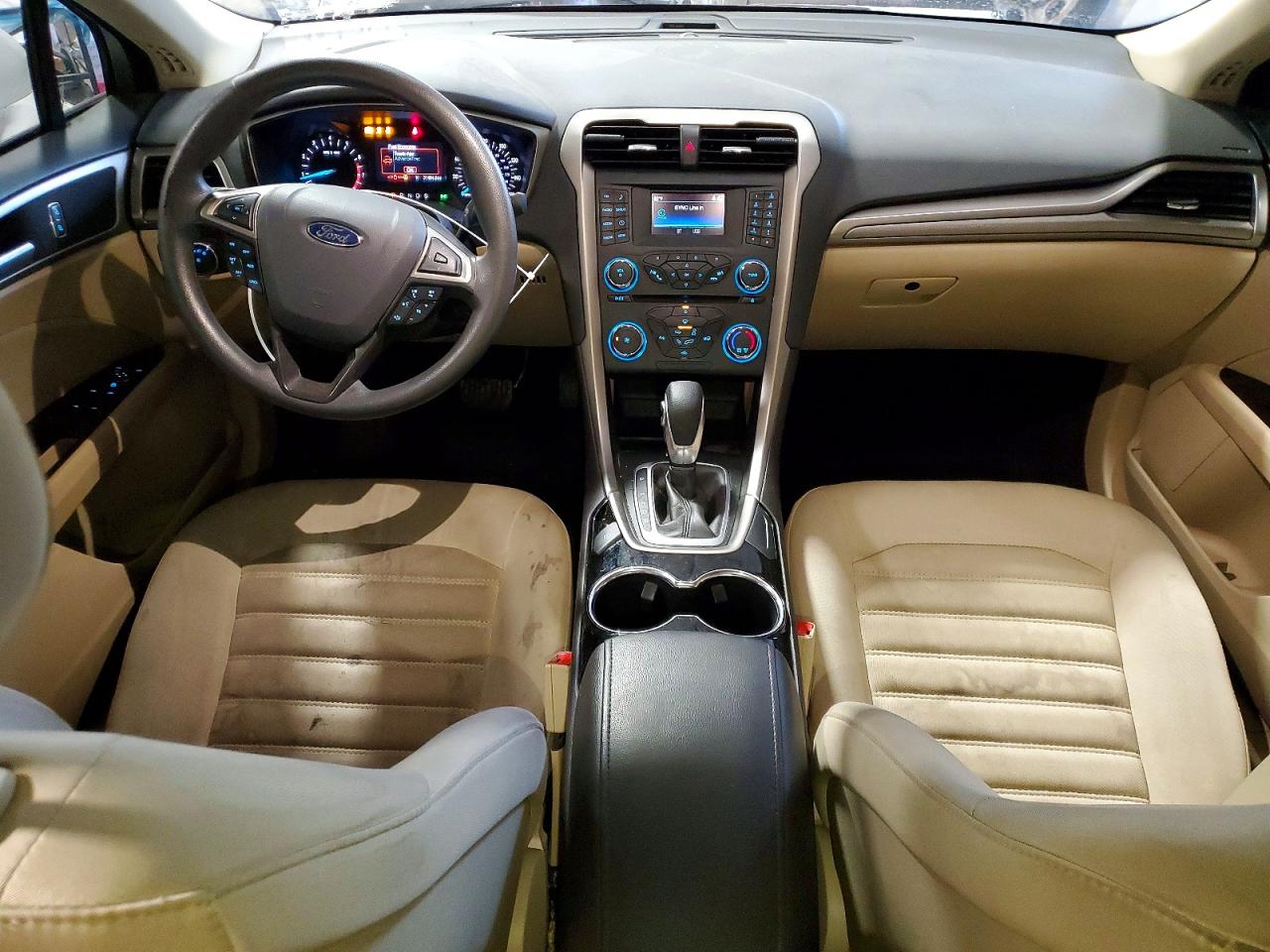 2015 Ford Fusion Se White vin: 1FA6P0H77F5101464