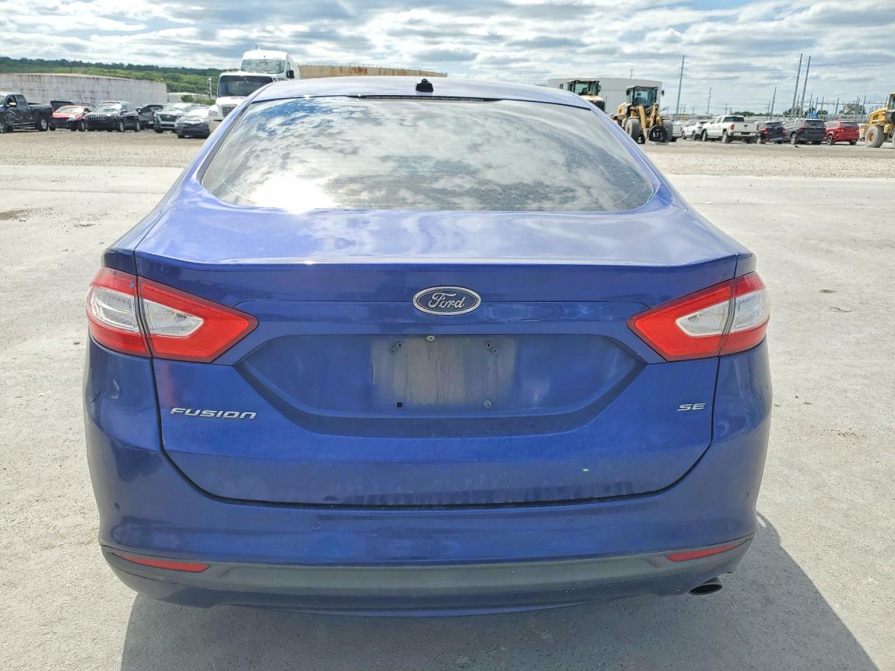 2015 Ford Fusion Blue vin: 1FA6P0H77F5109550