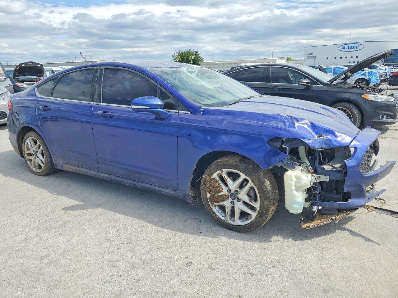 2015 Ford Fusion Blue vin: 1FA6P0H77F5109550