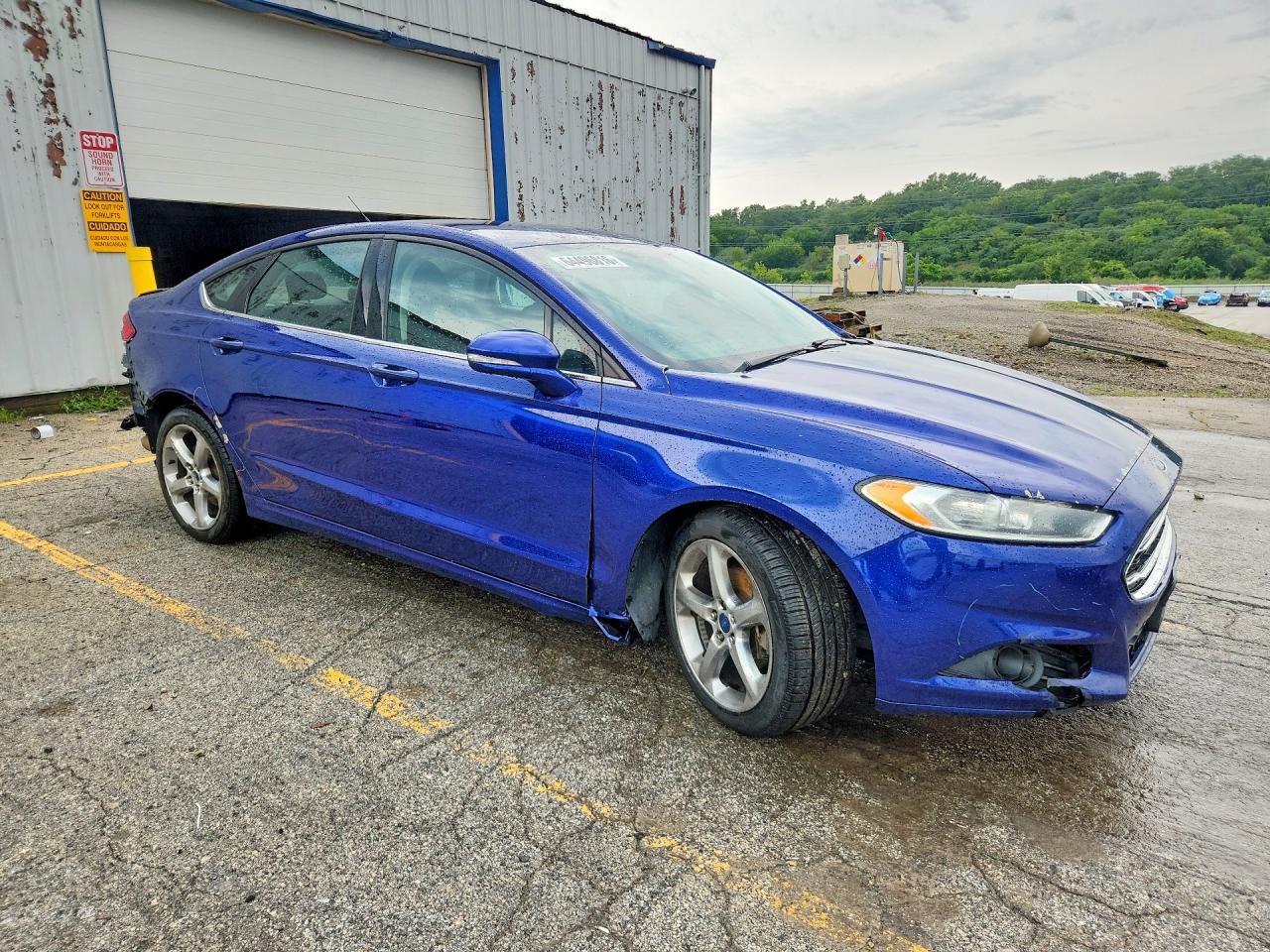 2015 Ford Fusion Se Blue vin: 1FA6P0H77F5114103