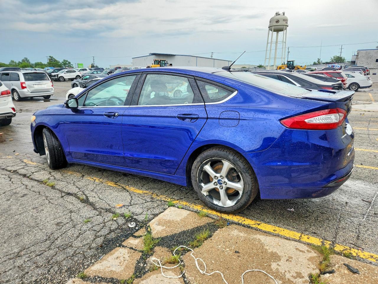 2015 Ford Fusion Se Blue vin: 1FA6P0H77F5114103