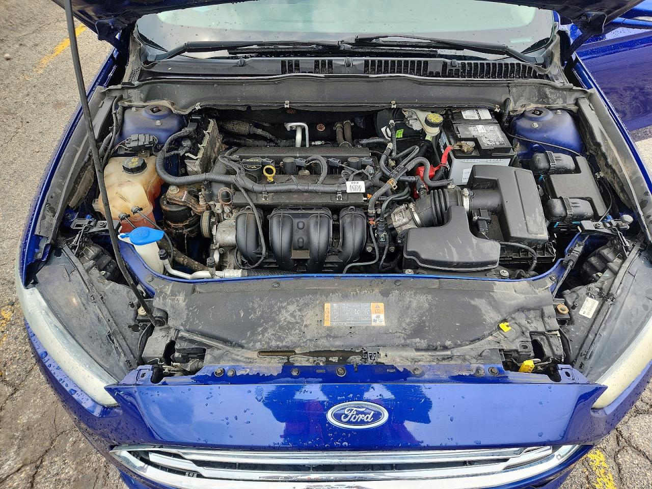 2015 Ford Fusion Se Blue vin: 1FA6P0H77F5114103