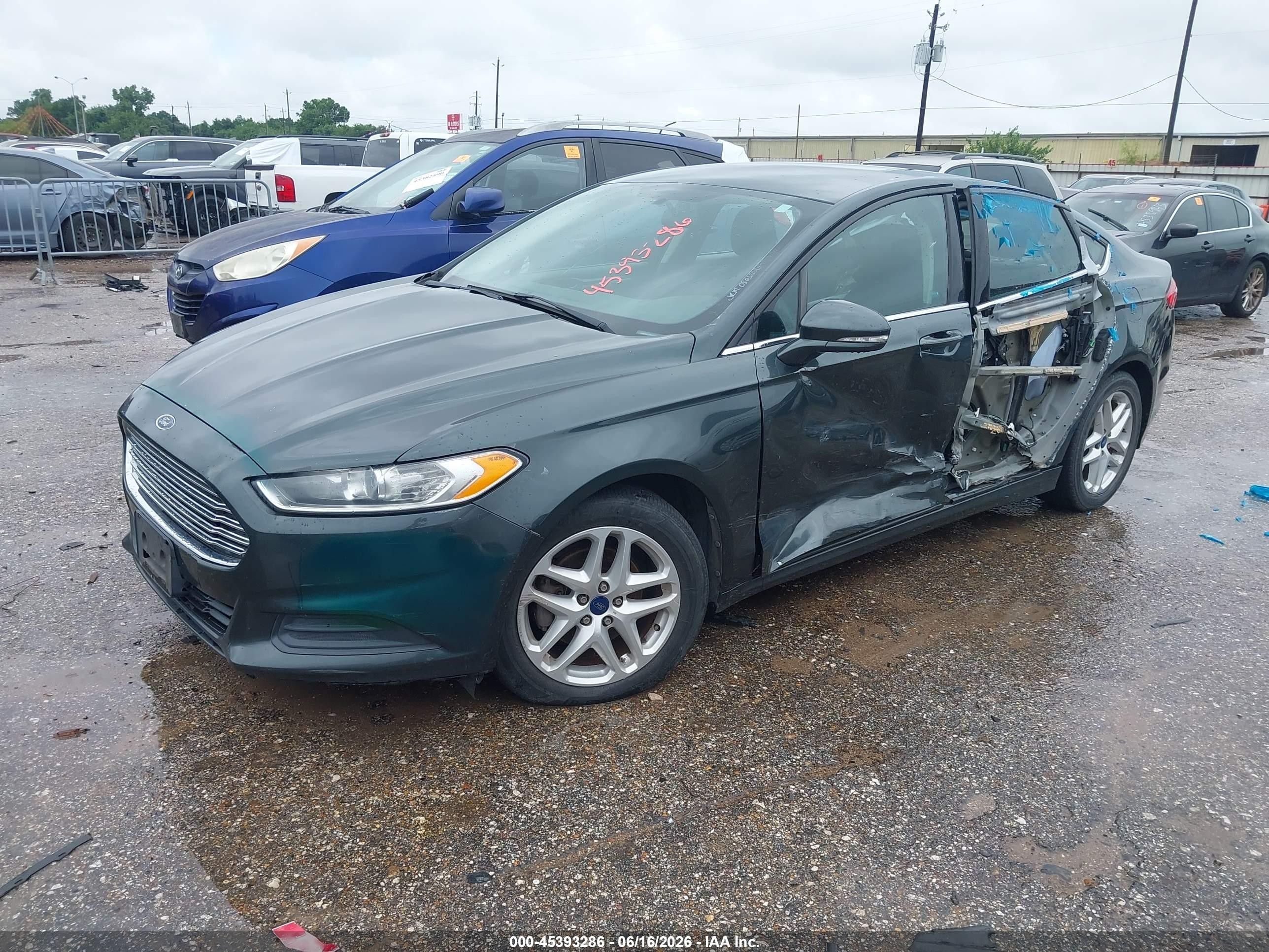 2015 Ford Fusion Se Green vin: 1FA6P0H77F5120340