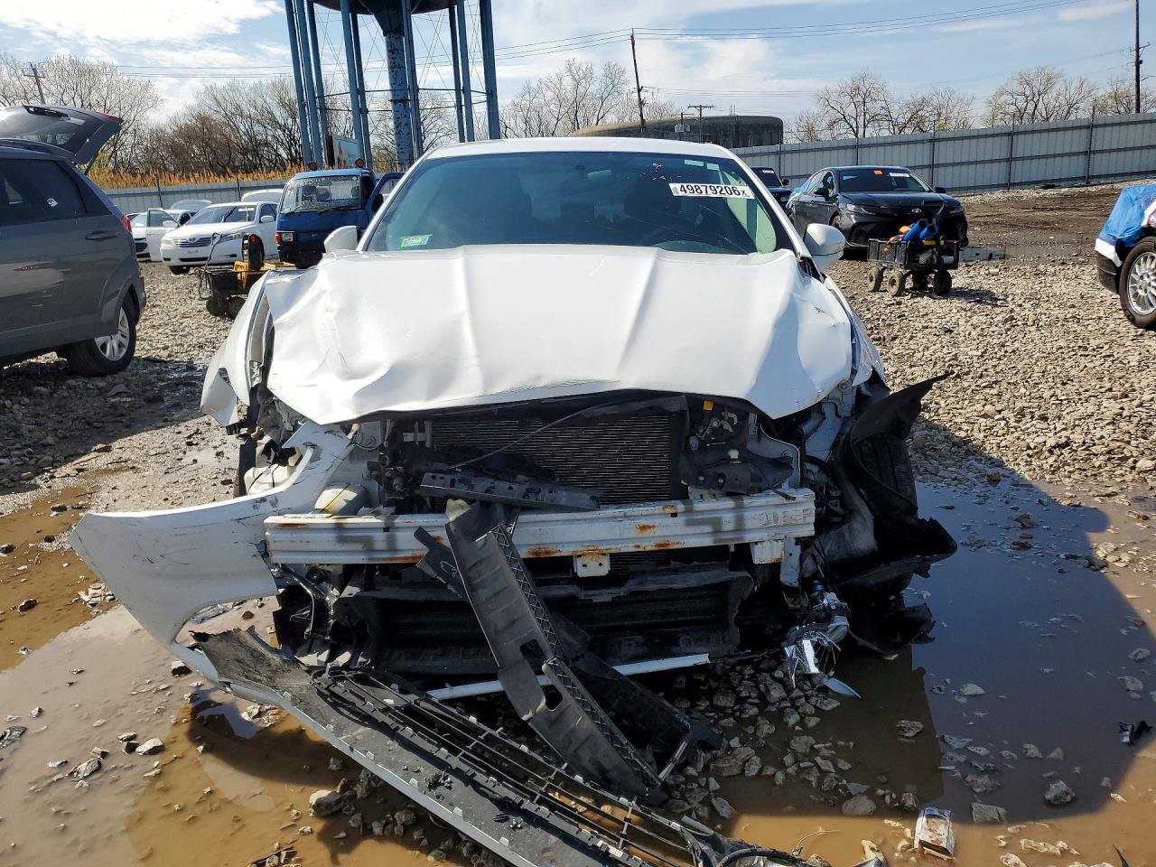 2015 Ford Fusion Se White vin: 1FA6P0H77F5130530