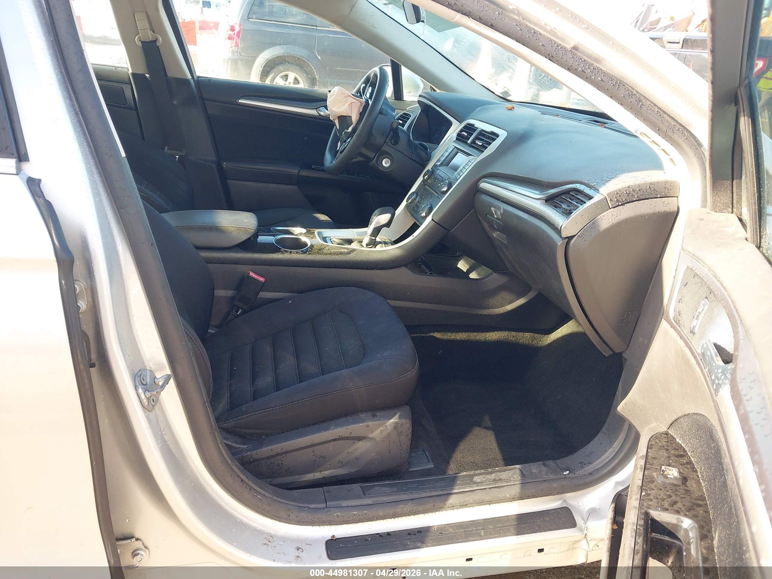 2014 Ford Fusion Se Silver vin: 1FA6P0H78E5357076