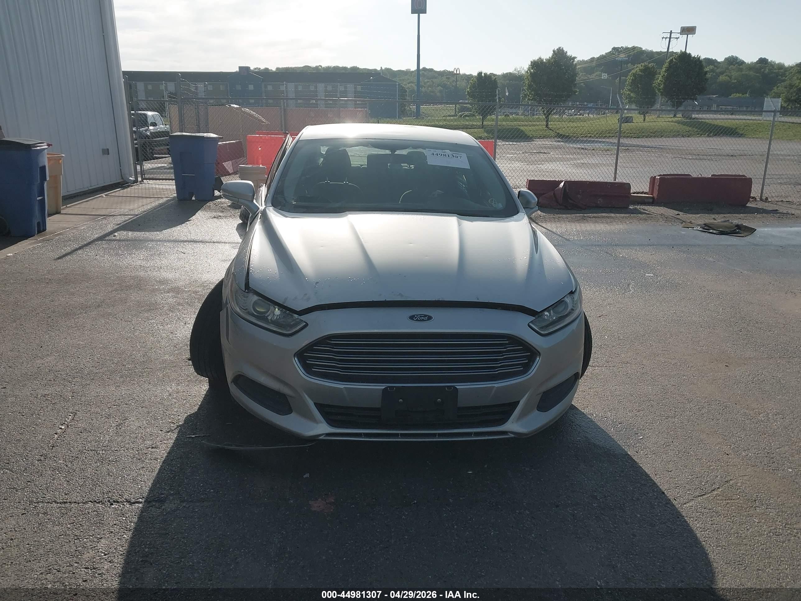 2014 Ford Fusion Se Silver vin: 1FA6P0H78E5357076