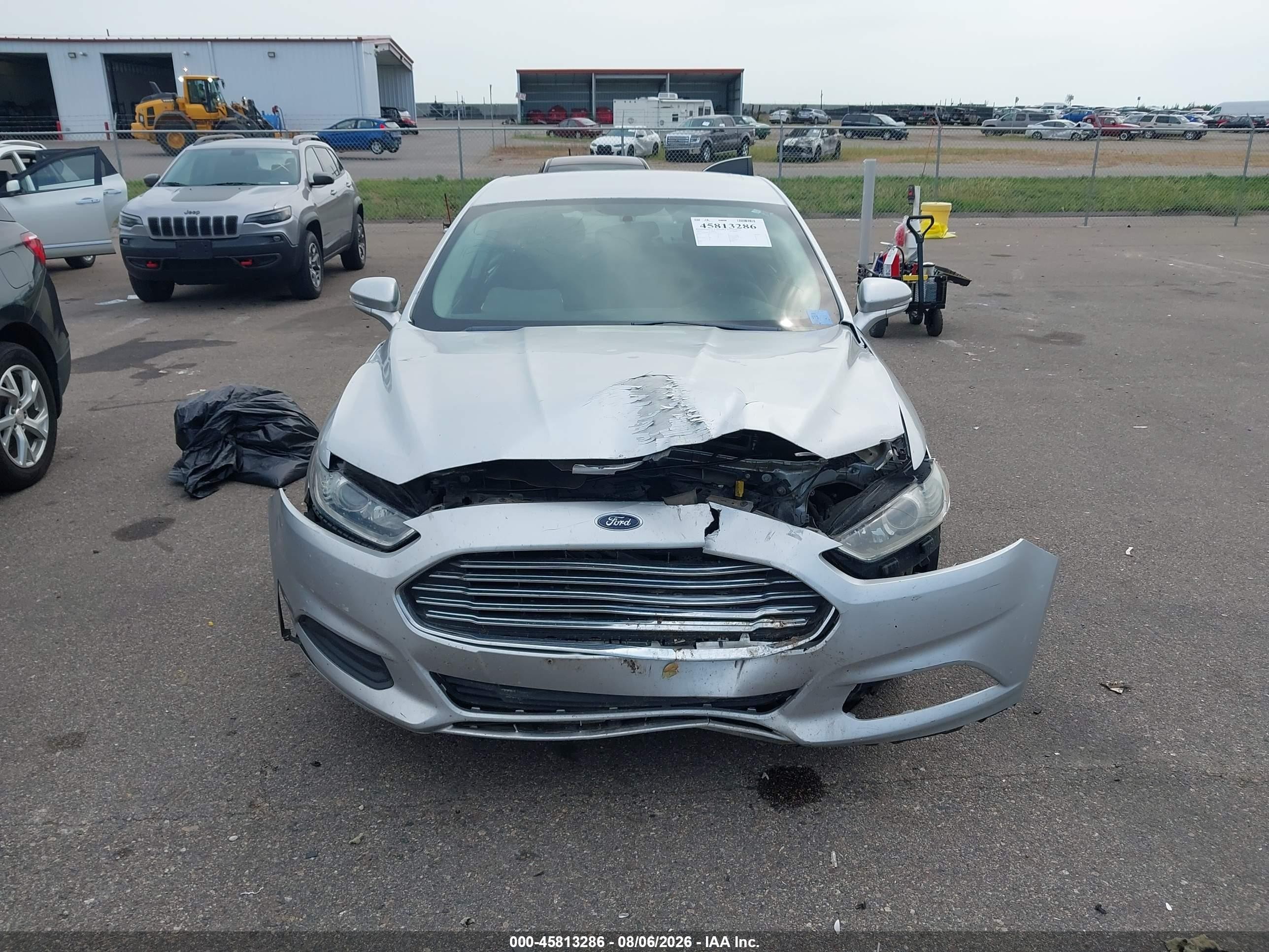 2014 Ford Fusion Se Silver vin: 1FA6P0H78E5371270