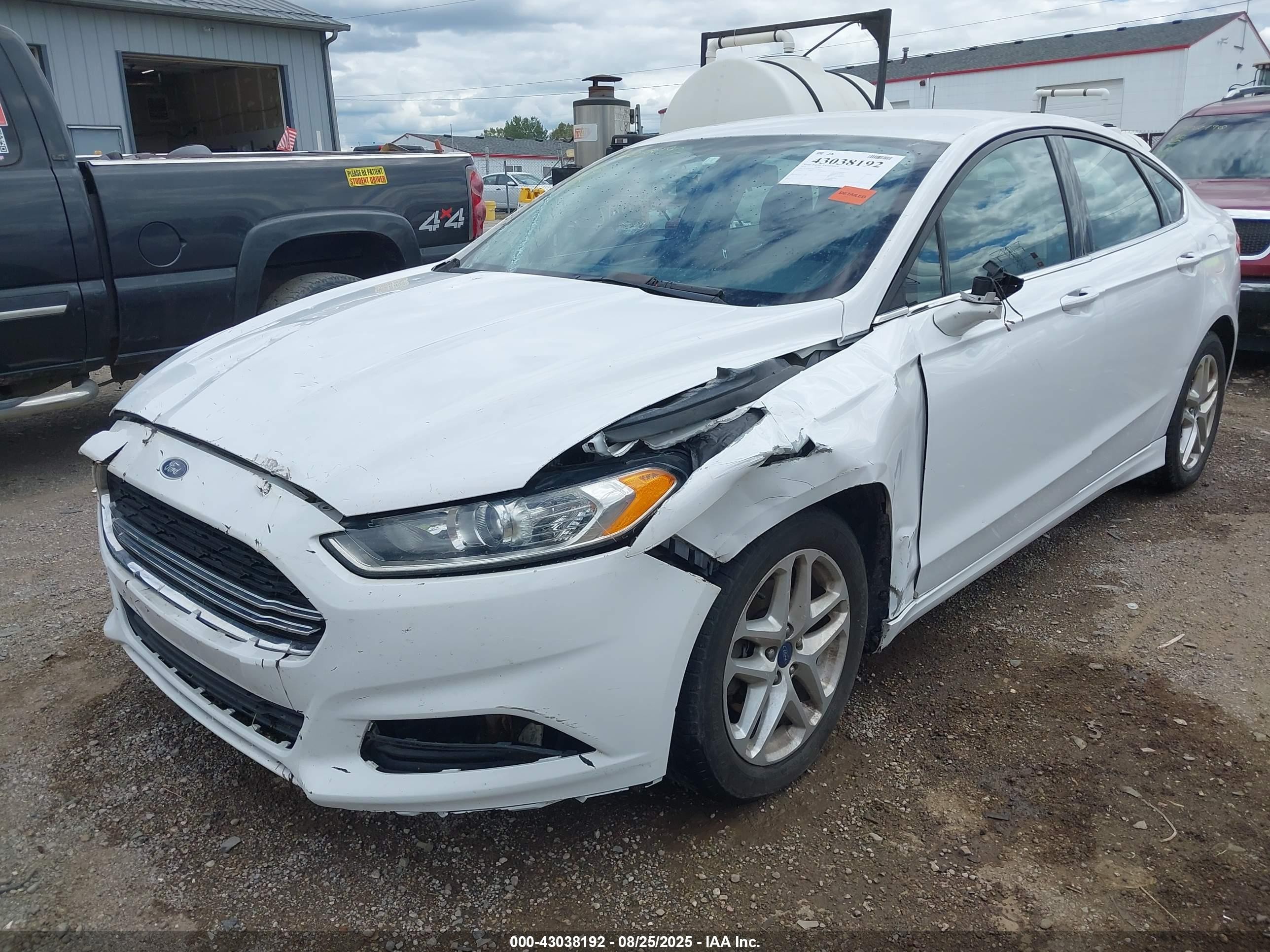 2014 Ford Fusion Se White vin: 1FA6P0H78E5373259