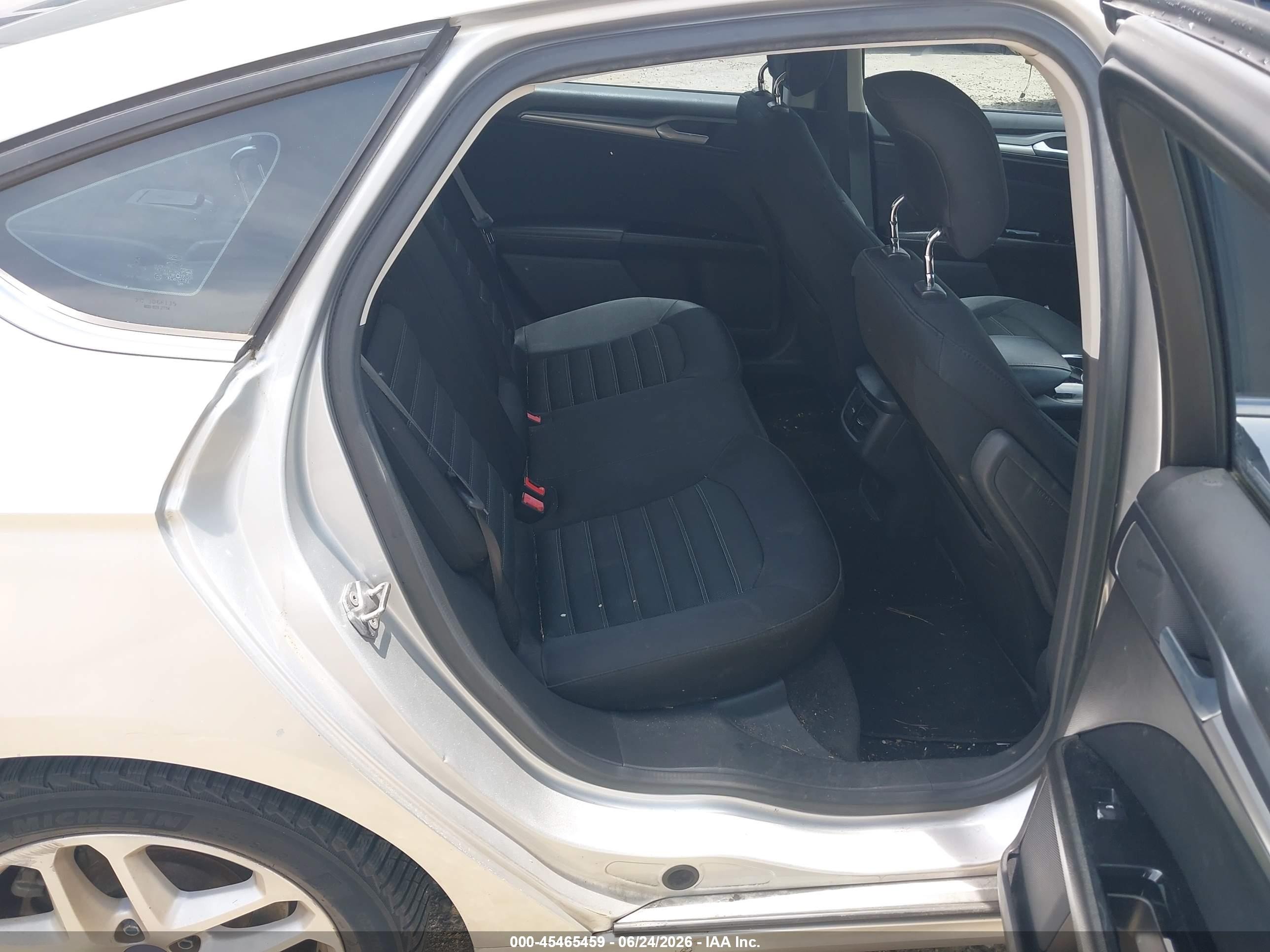 2014 Ford Fusion Se Silver vin: 1FA6P0H78E5376954