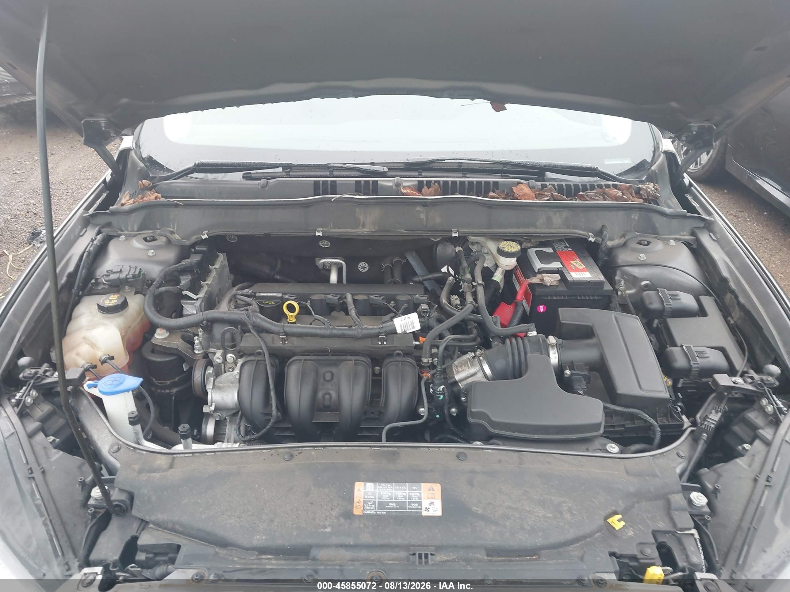 2014 Ford Fusion Se Gray vin: 1FA6P0H78E5392071