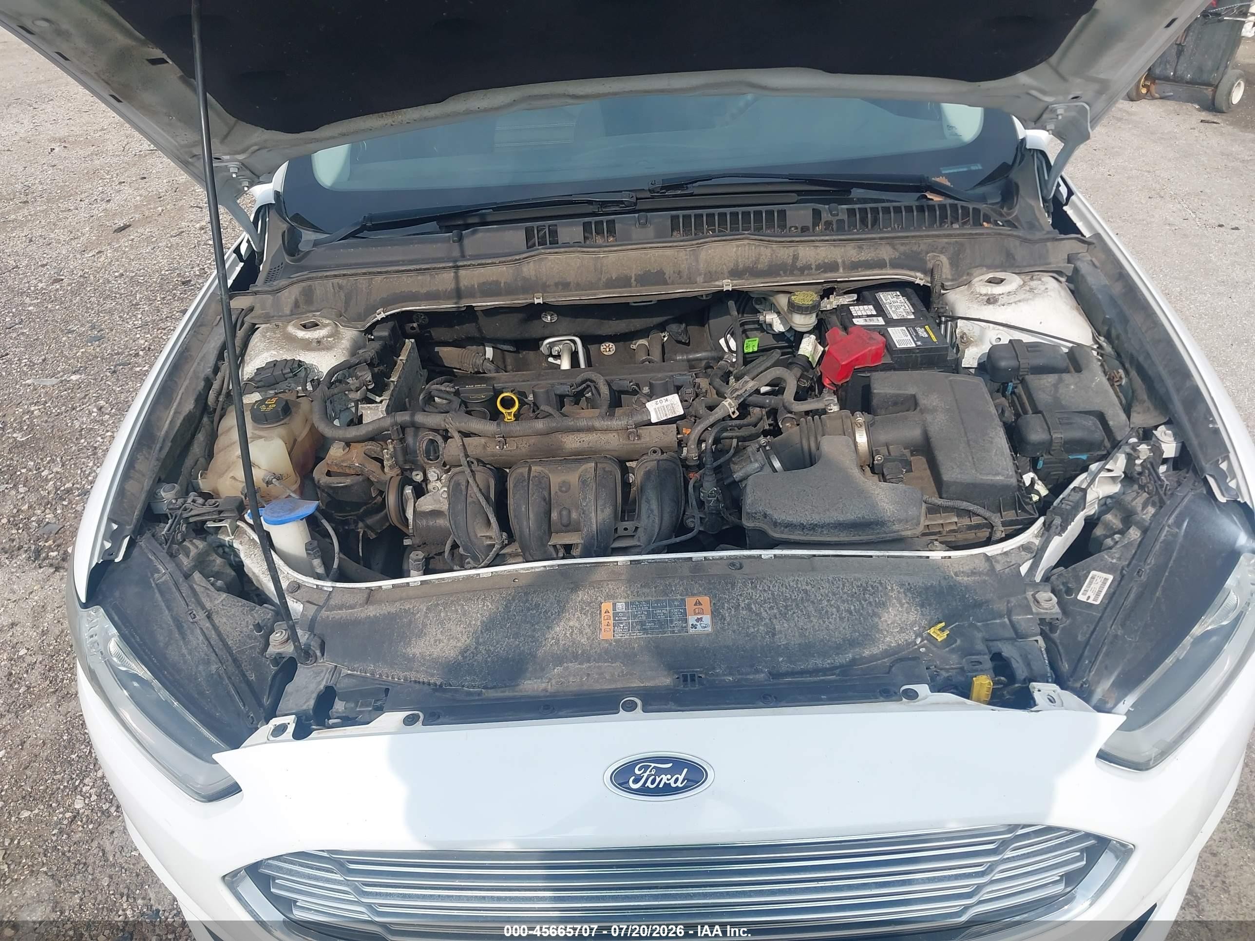 2015 Ford Fusion Se White vin: 1FA6P0H78F5108567