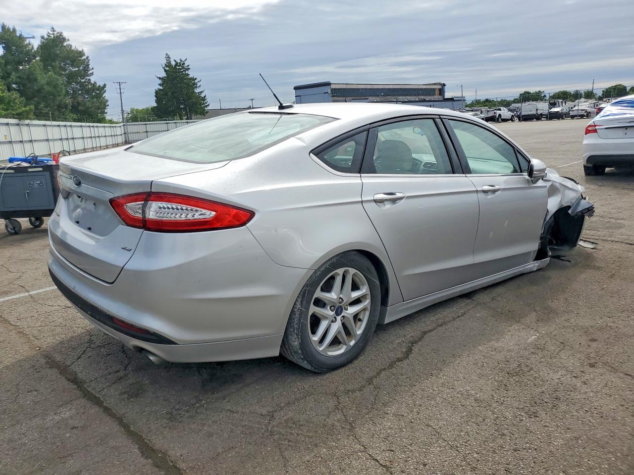 2015 Ford Fusion Se Silver vin: 1FA6P0H78F5125868