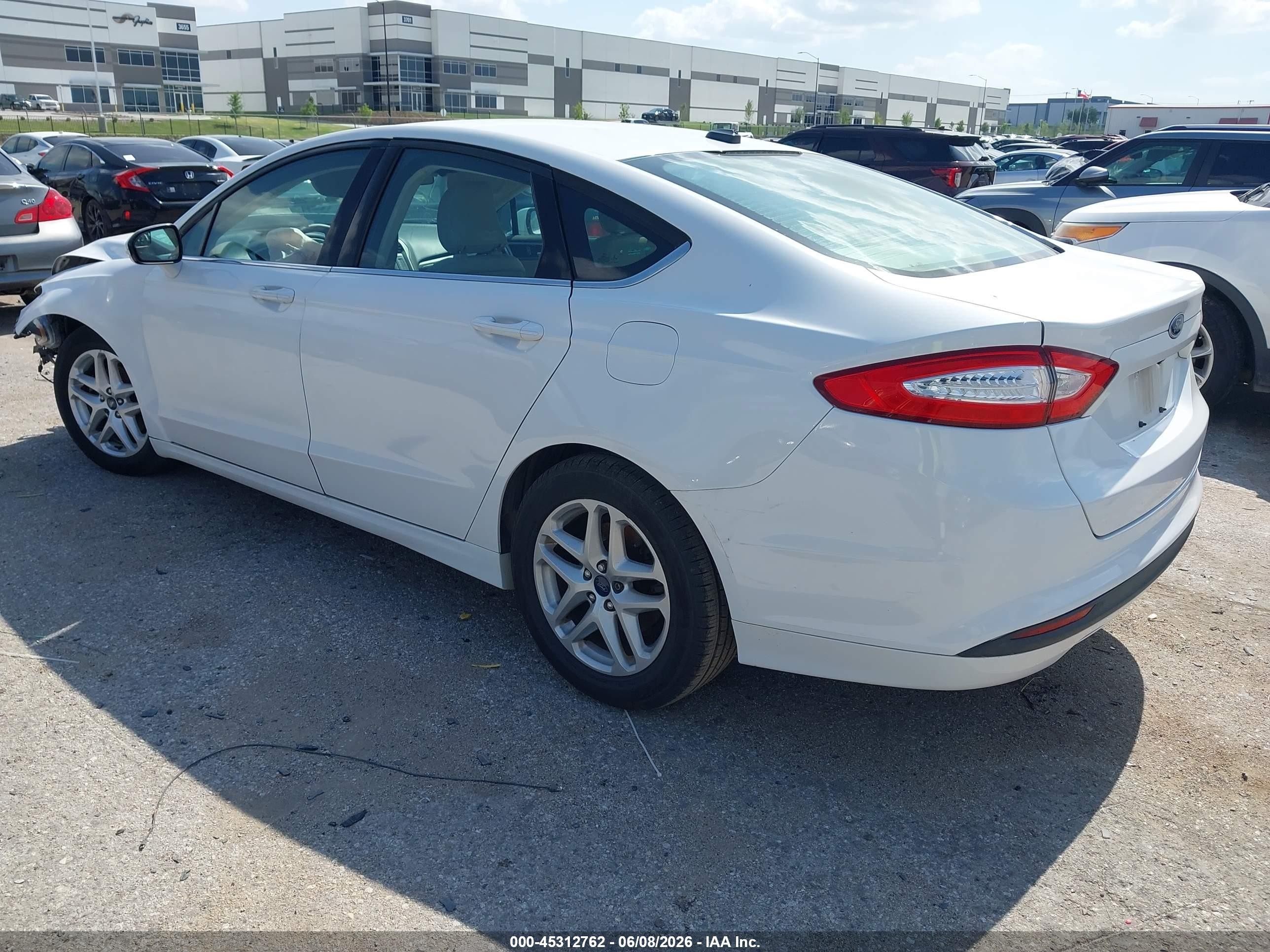 2015 Ford Fusion Se White vin: 1FA6P0H78F5128527