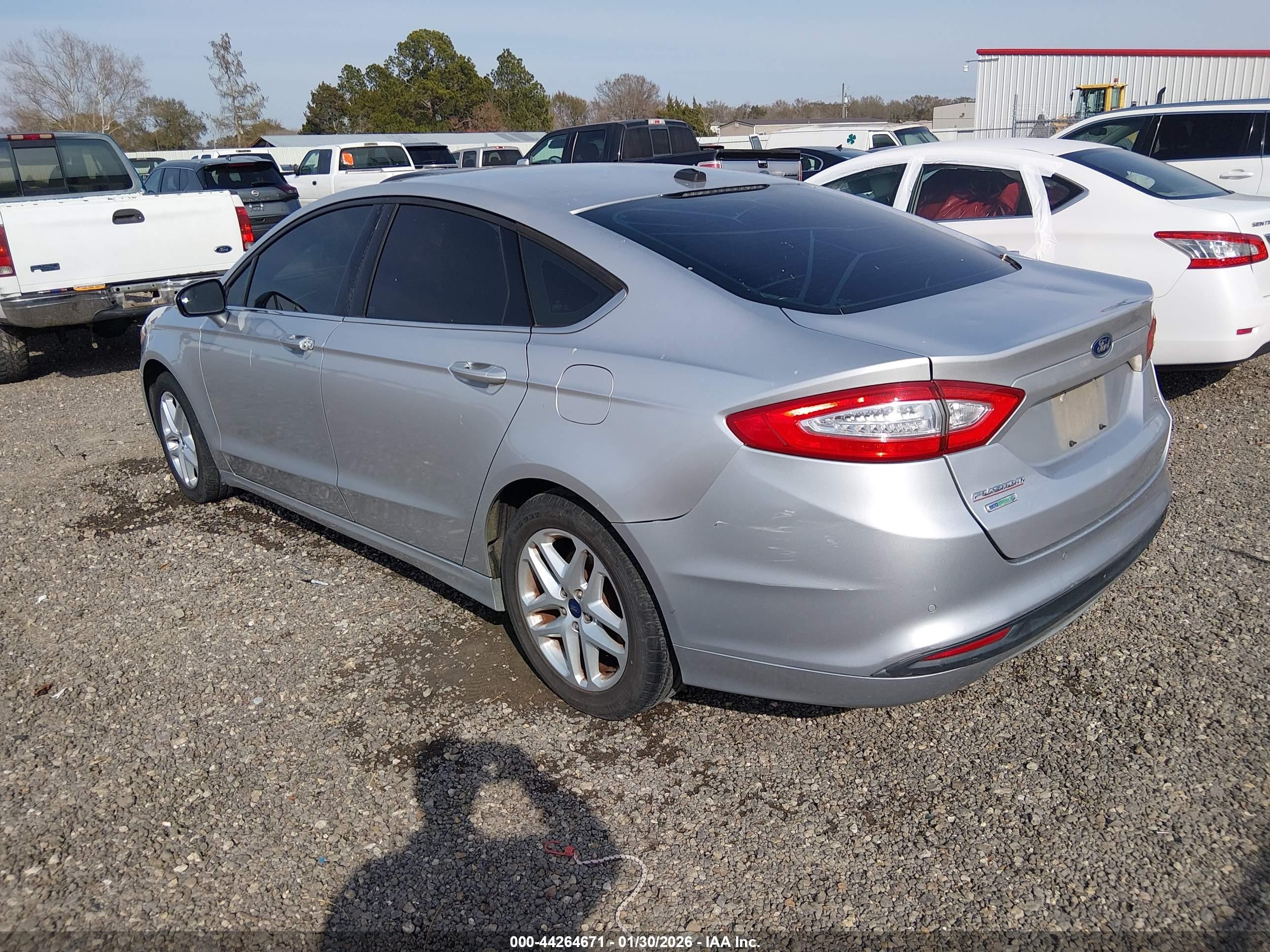 2014 Ford Fusion Se Silver vin: 1FA6P0H79E5354803