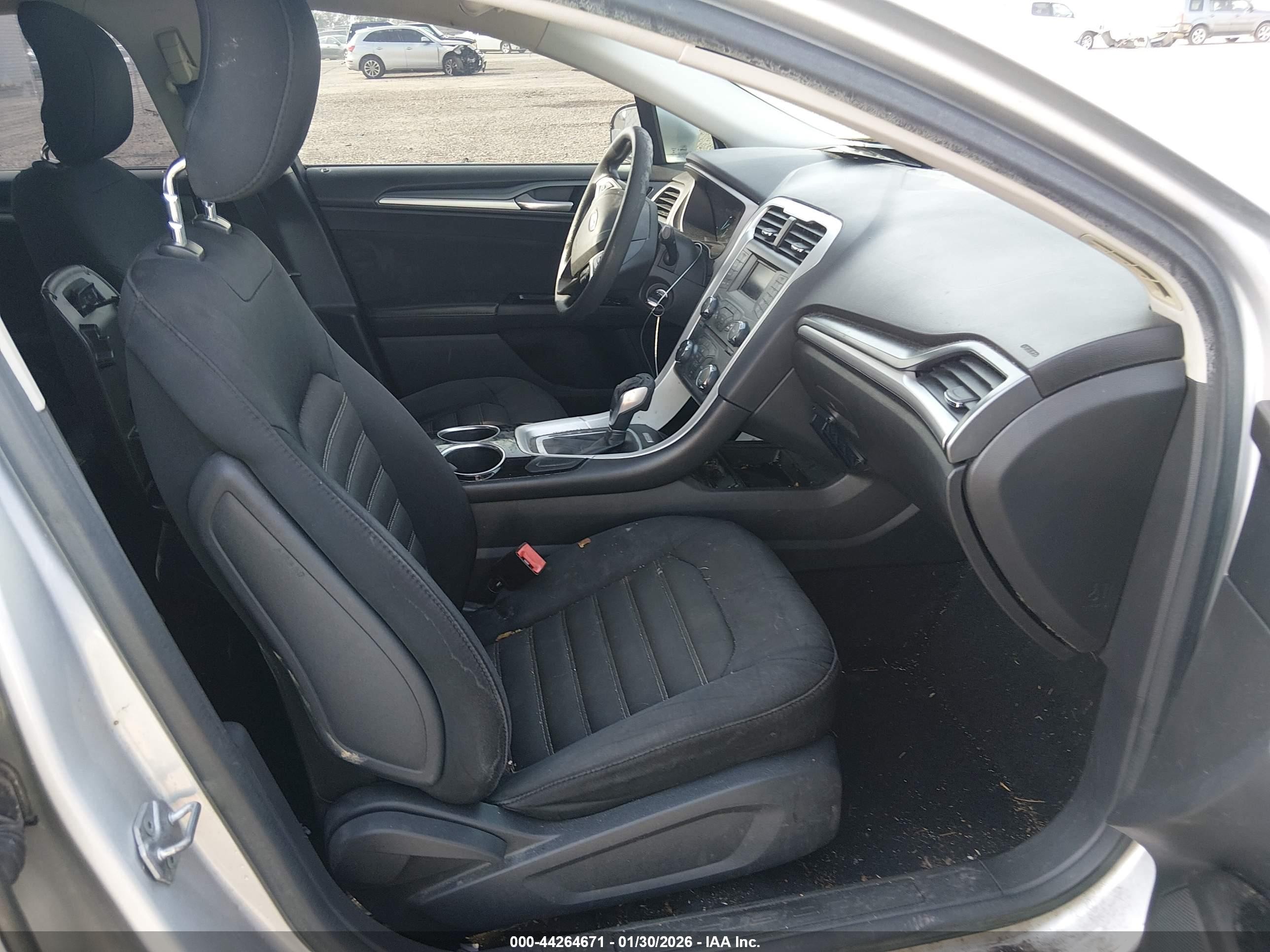 2014 Ford Fusion Se Silver vin: 1FA6P0H79E5354803