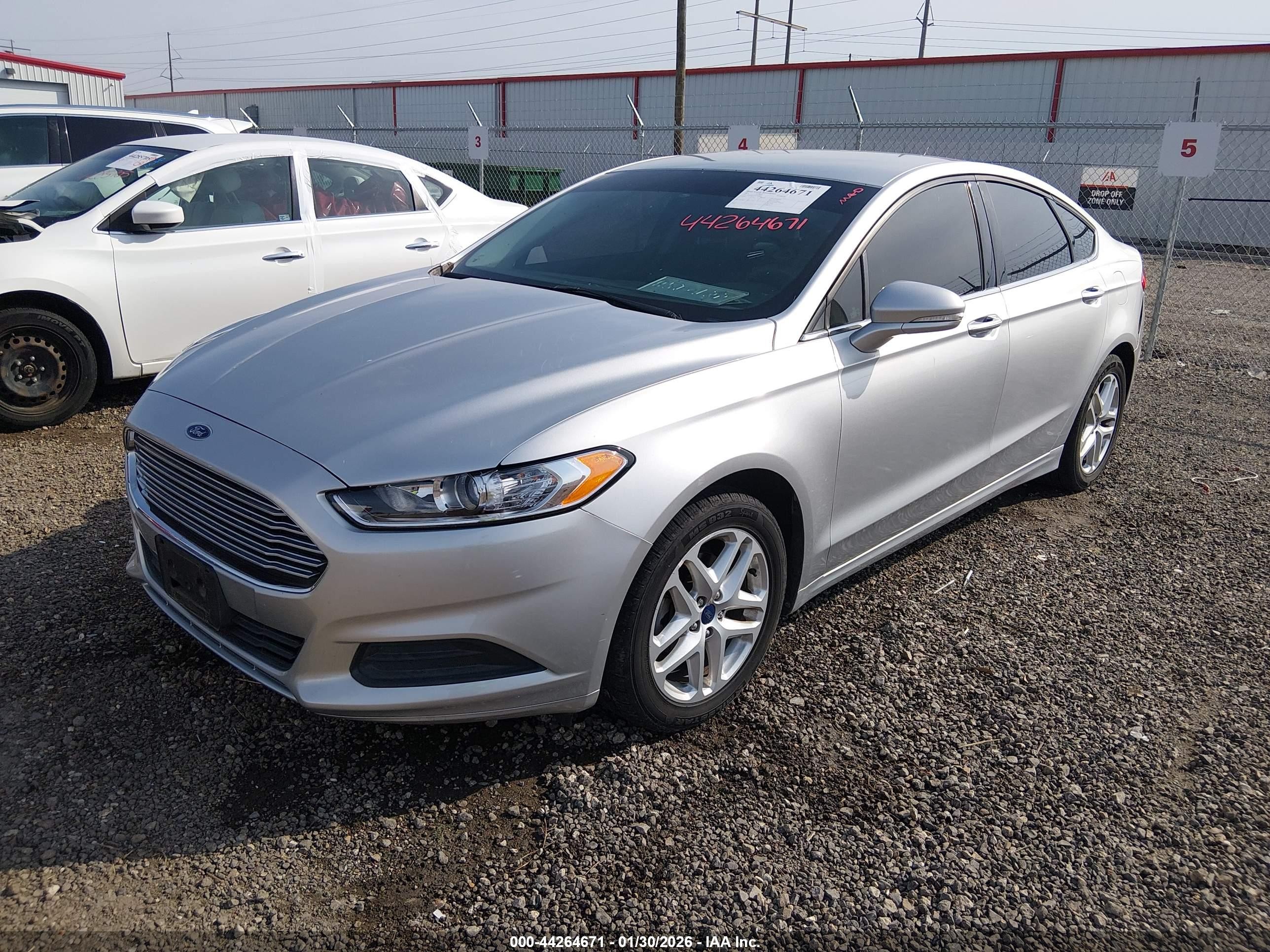 2014 Ford Fusion Se Silver vin: 1FA6P0H79E5354803
