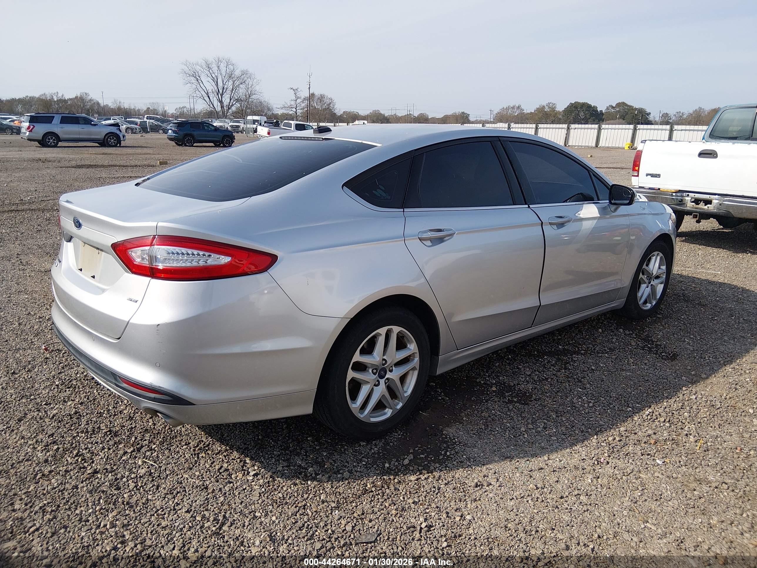 2014 Ford Fusion Se Silver vin: 1FA6P0H79E5354803